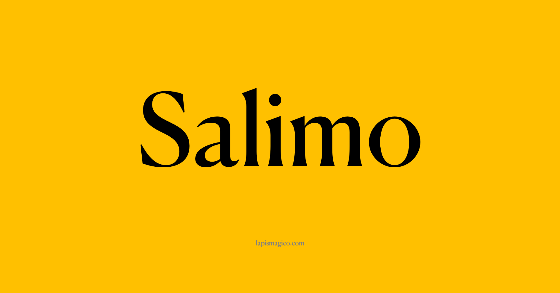 Nome Salimo, ficha divertida com pontilhado para crianças