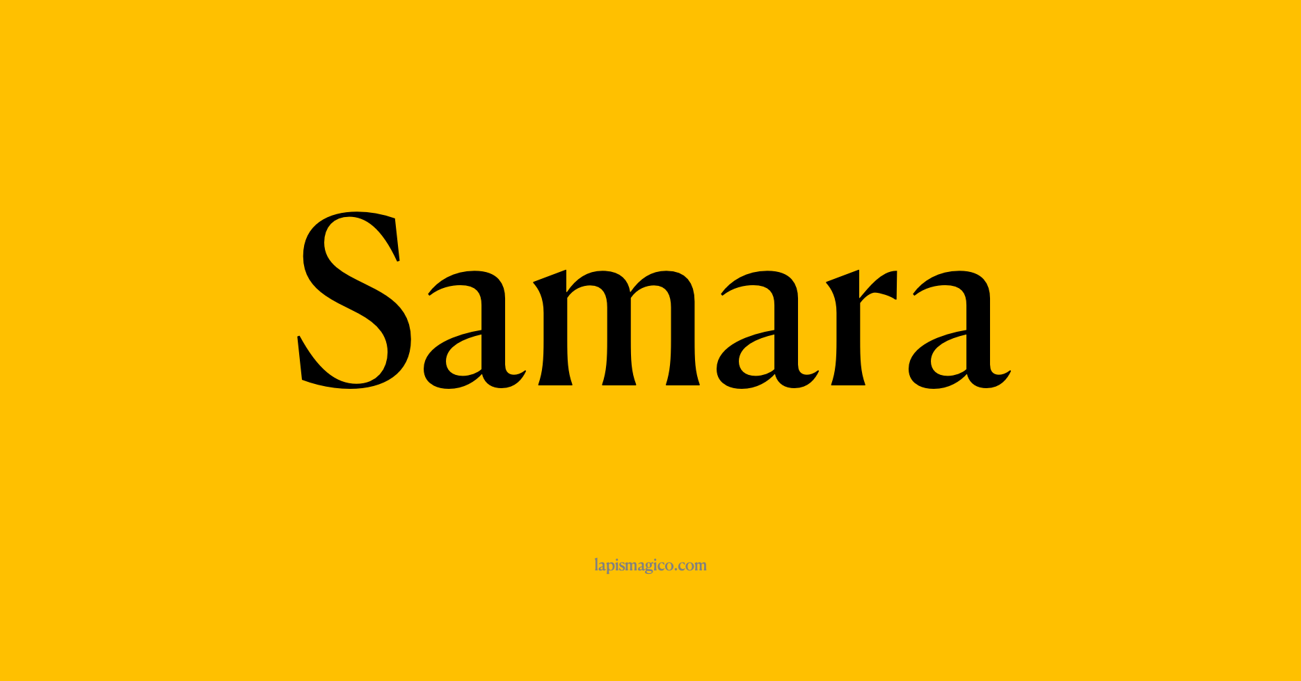 Nome Samara, ficha divertida com pontilhado para crianças