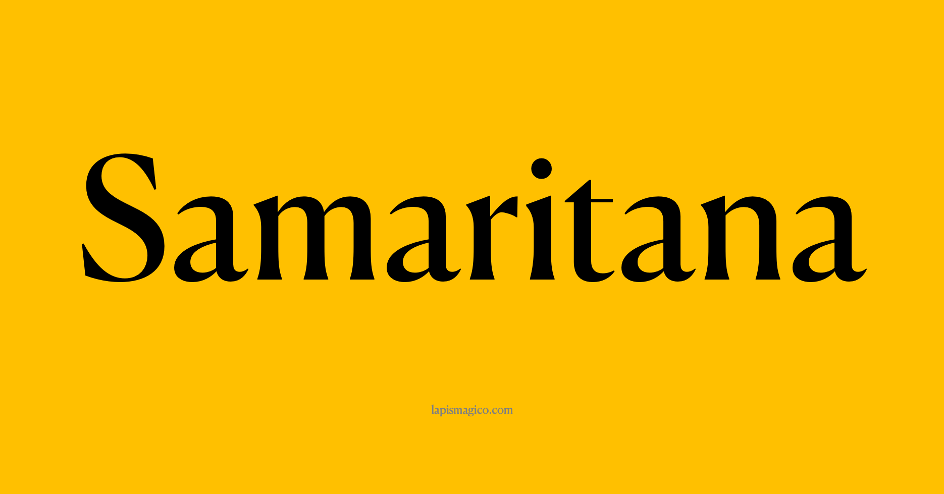 Nome Samaritana, ficha divertida com pontilhado para crianças