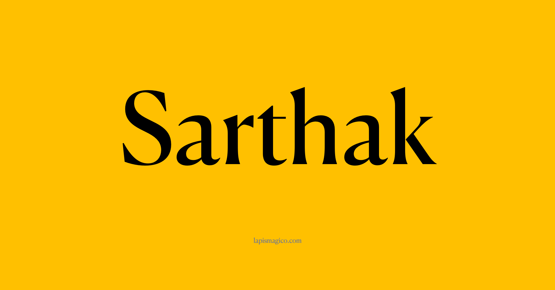 Nome Sarthak, ficha divertida com pontilhado para crianças
