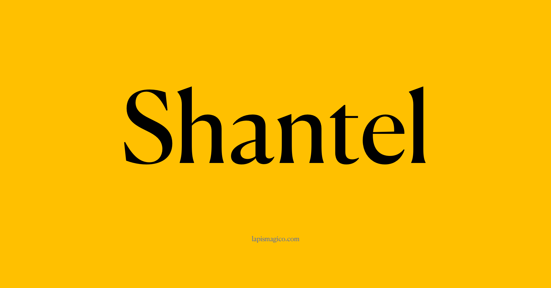 Nome Shantel, ficha divertida com pontilhado para crianças