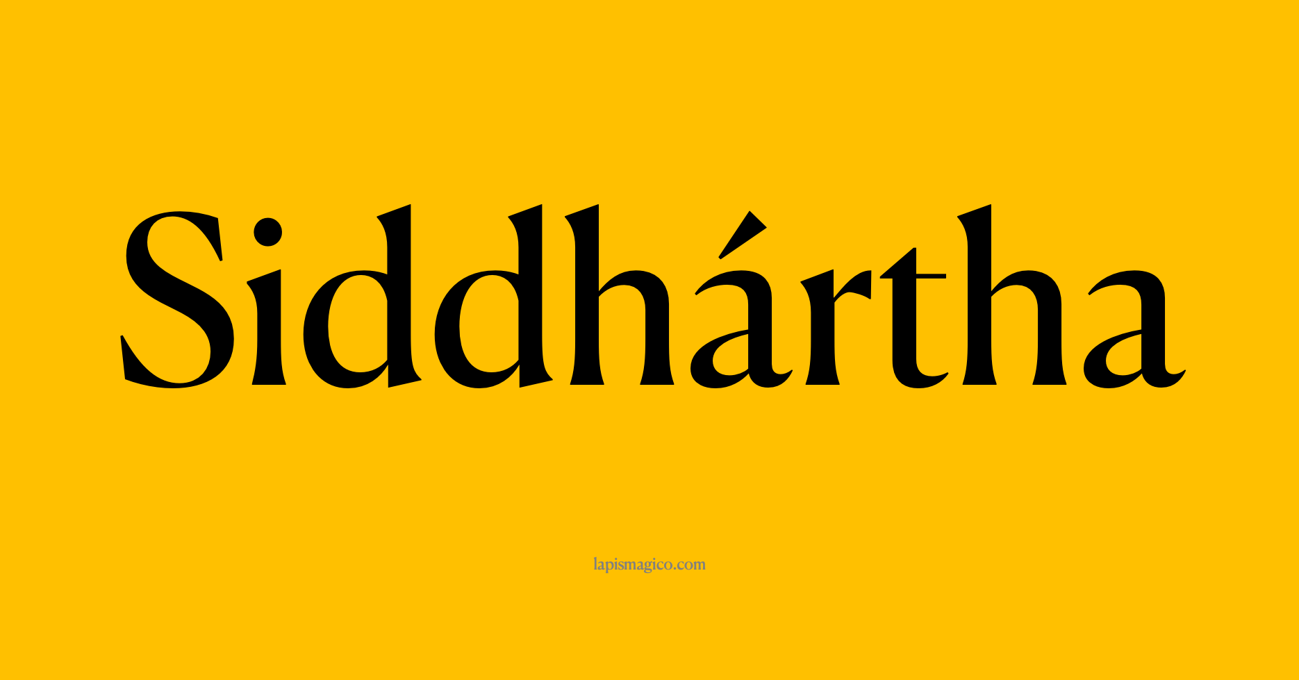 Nome Siddhártha, ficha divertida com pontilhado para crianças