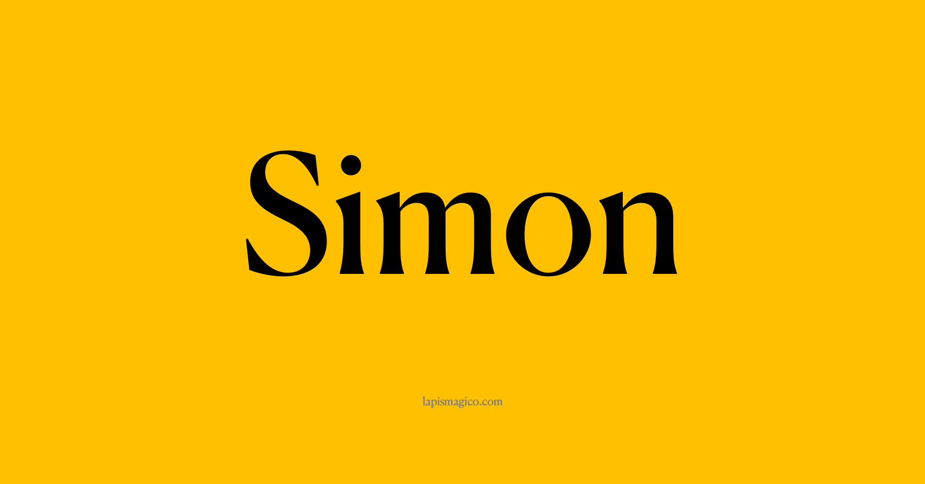 Nome Simon, ficha divertida com pontilhado para crianças