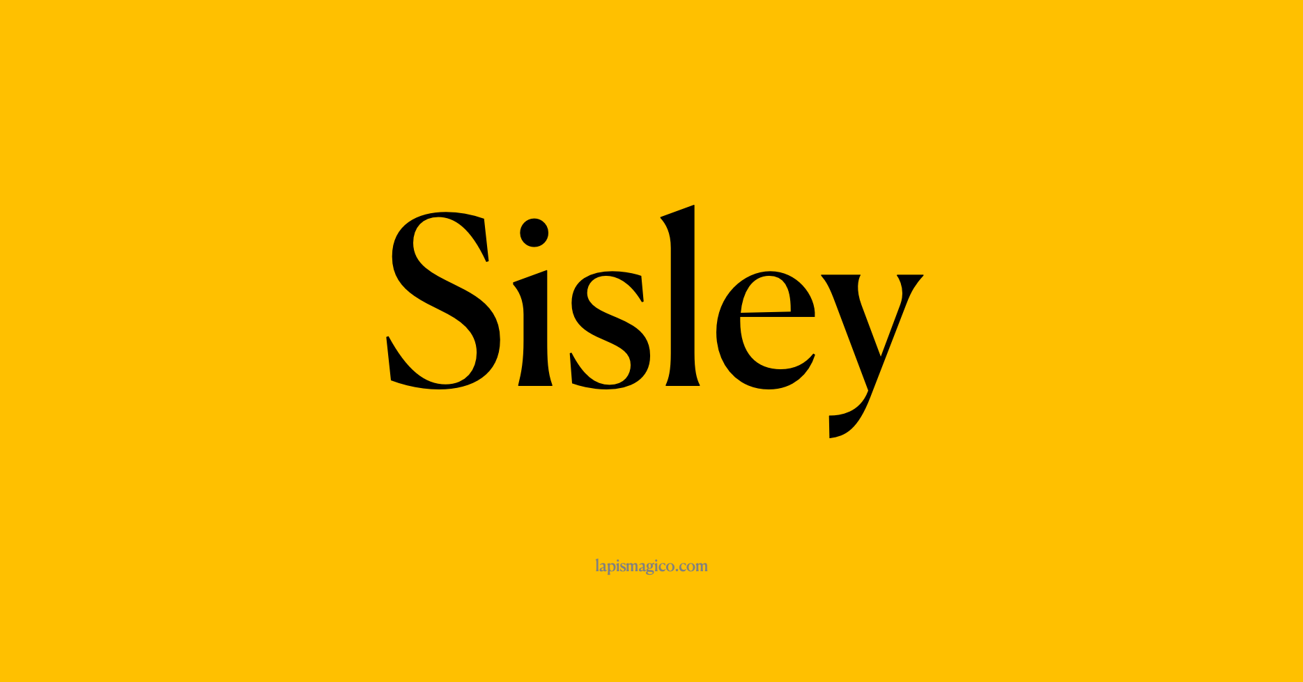 Nome Sisley, ficha divertida com pontilhado para crianças