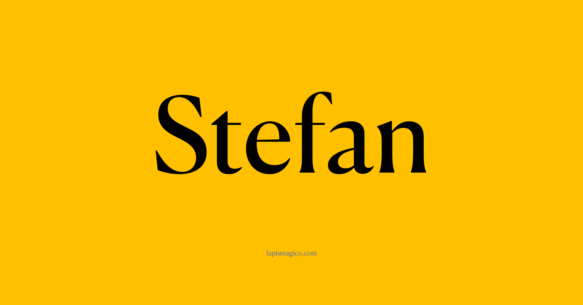 Nome Stefan, ficha divertida com pontilhado para crianças