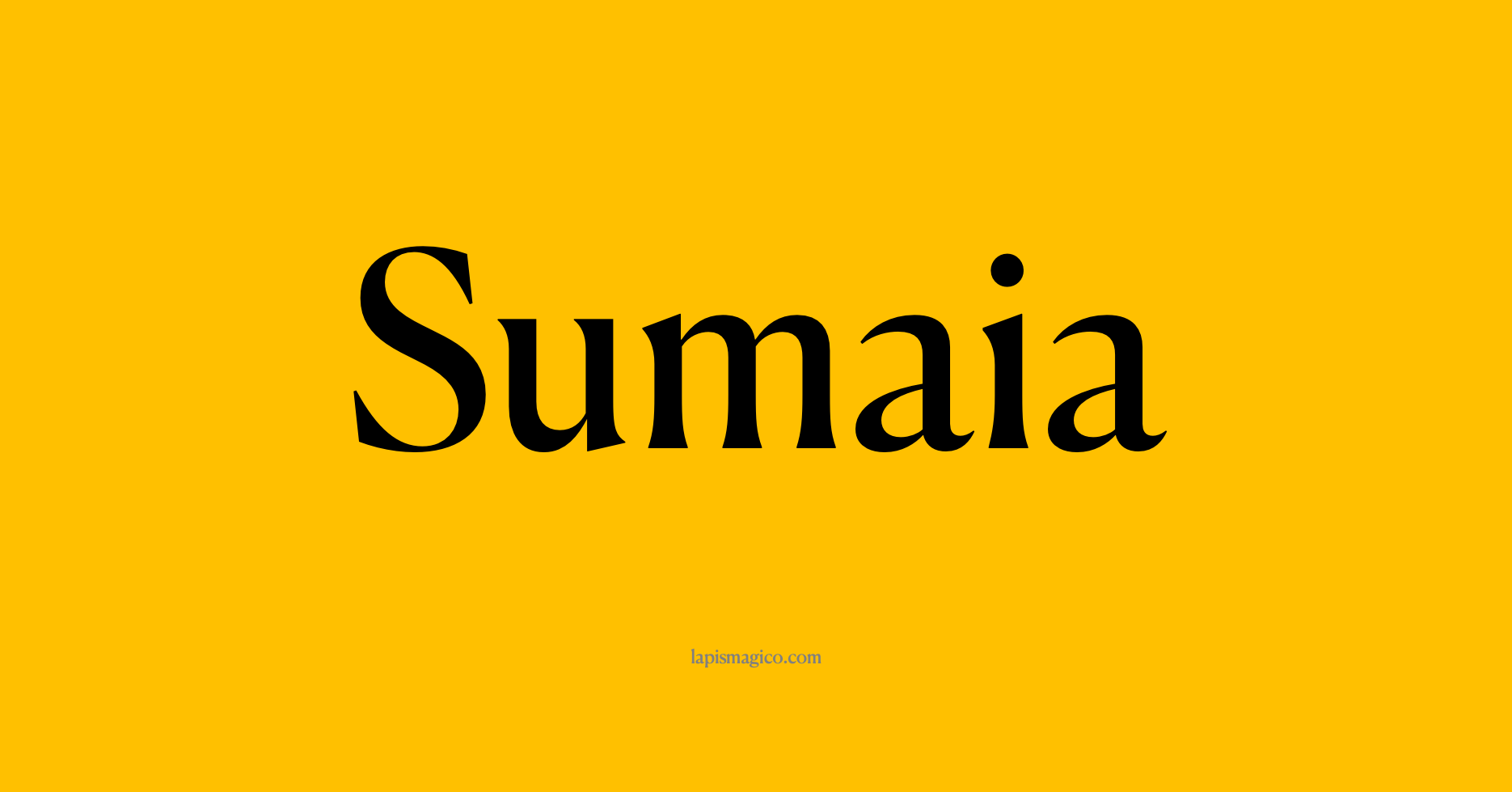 Nome Sumaia, ficha divertida com pontilhado para crianças