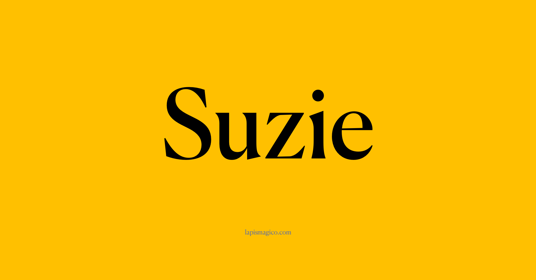 Nome Suzie, ficha divertida com pontilhado para crianças