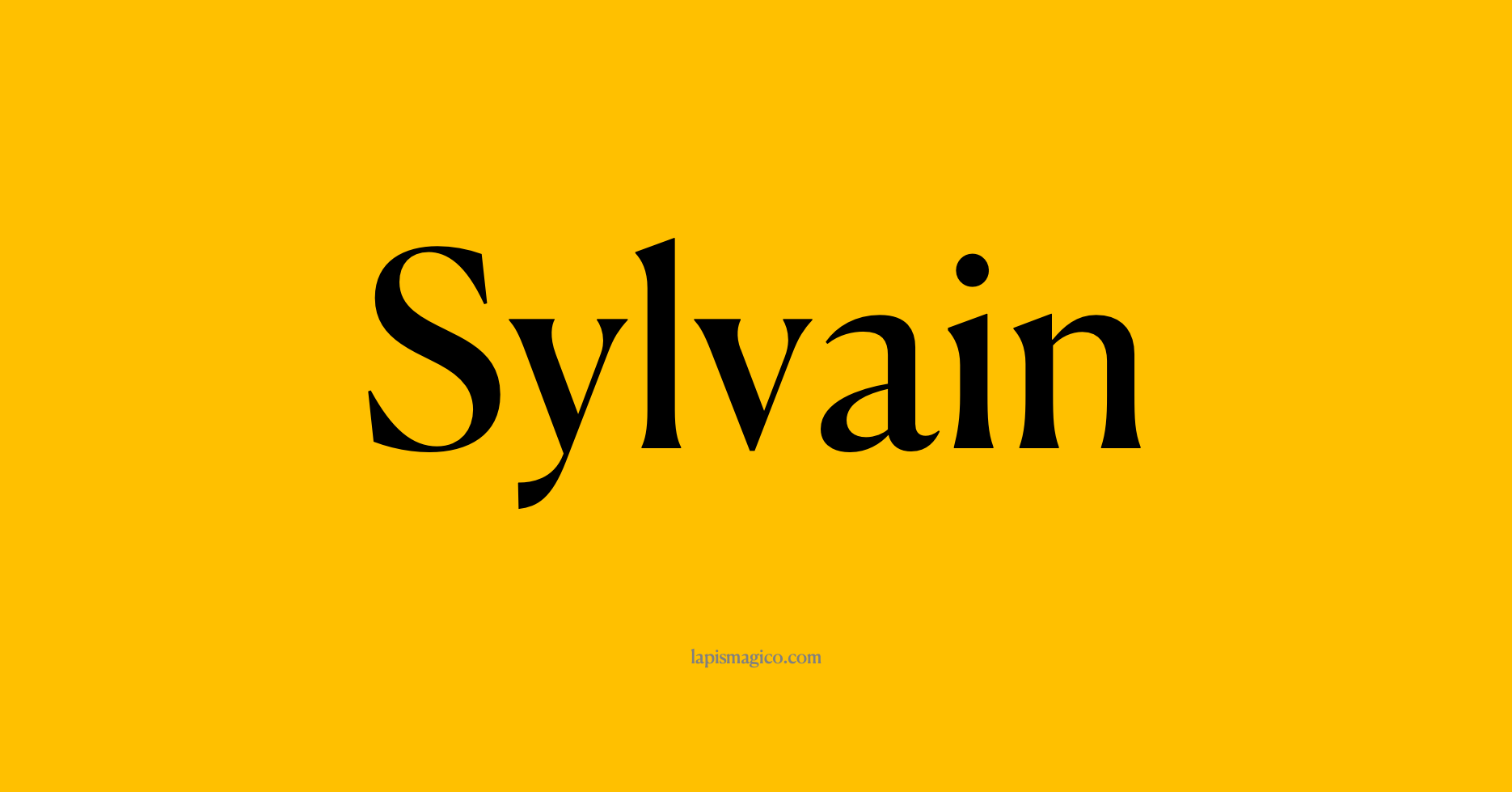 Nome Sylvain, ficha divertida com pontilhado para crianças
