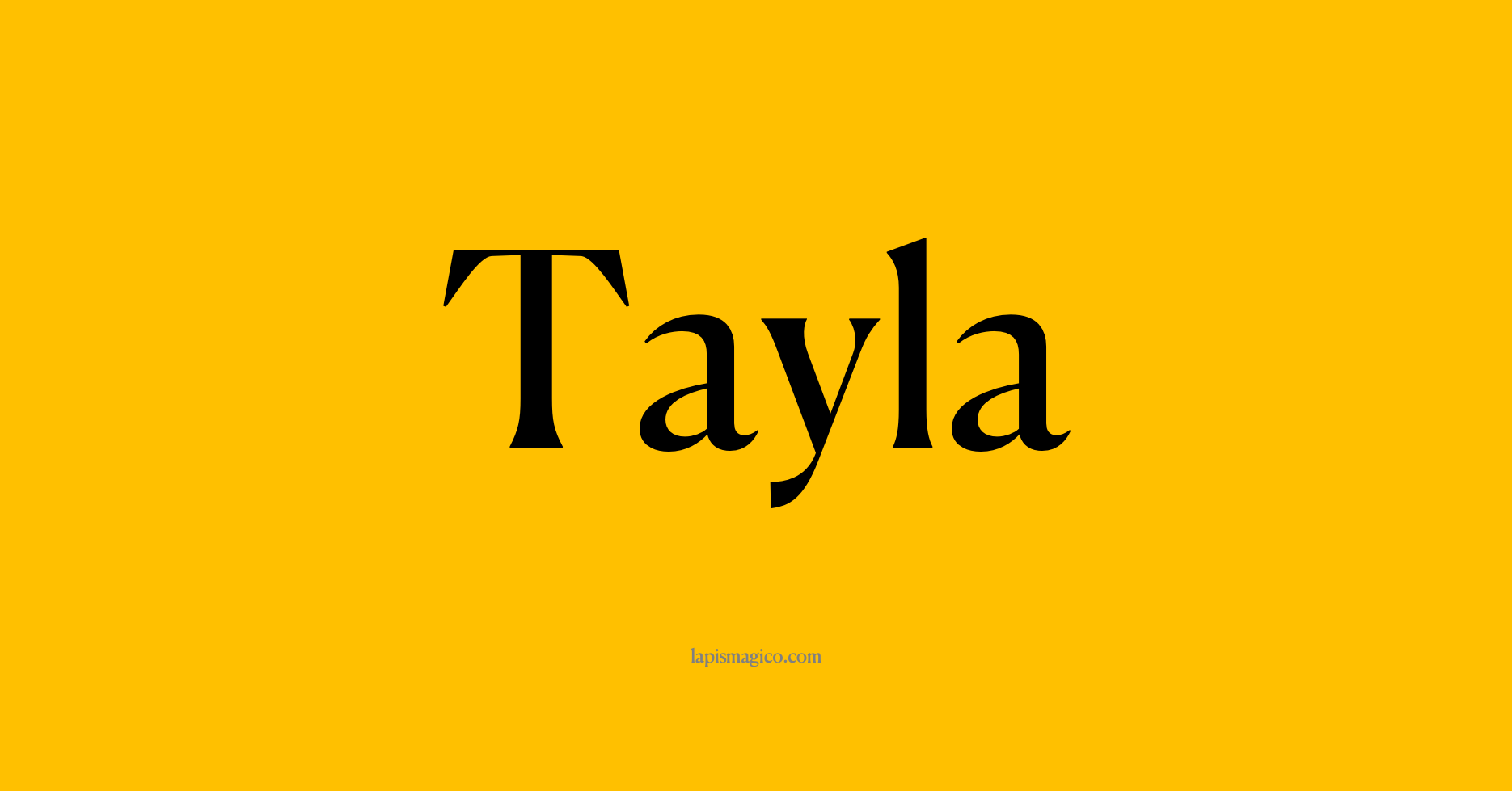 Nome Tayla, ficha divertida com pontilhado para crianças
