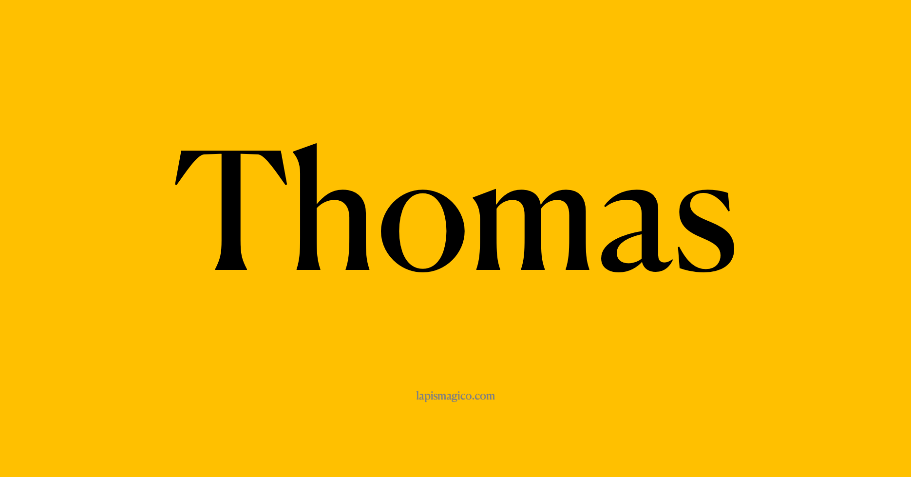Nome Thomas, ficha divertida com pontilhado para crianças