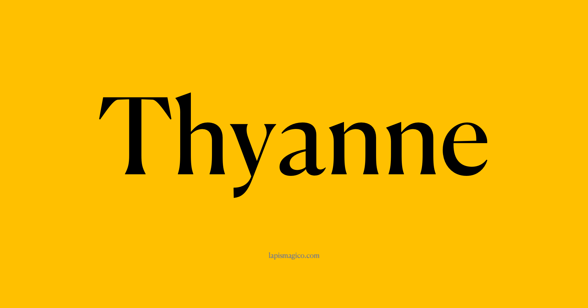 Nome Thyanne, ficha divertida com pontilhado para crianças