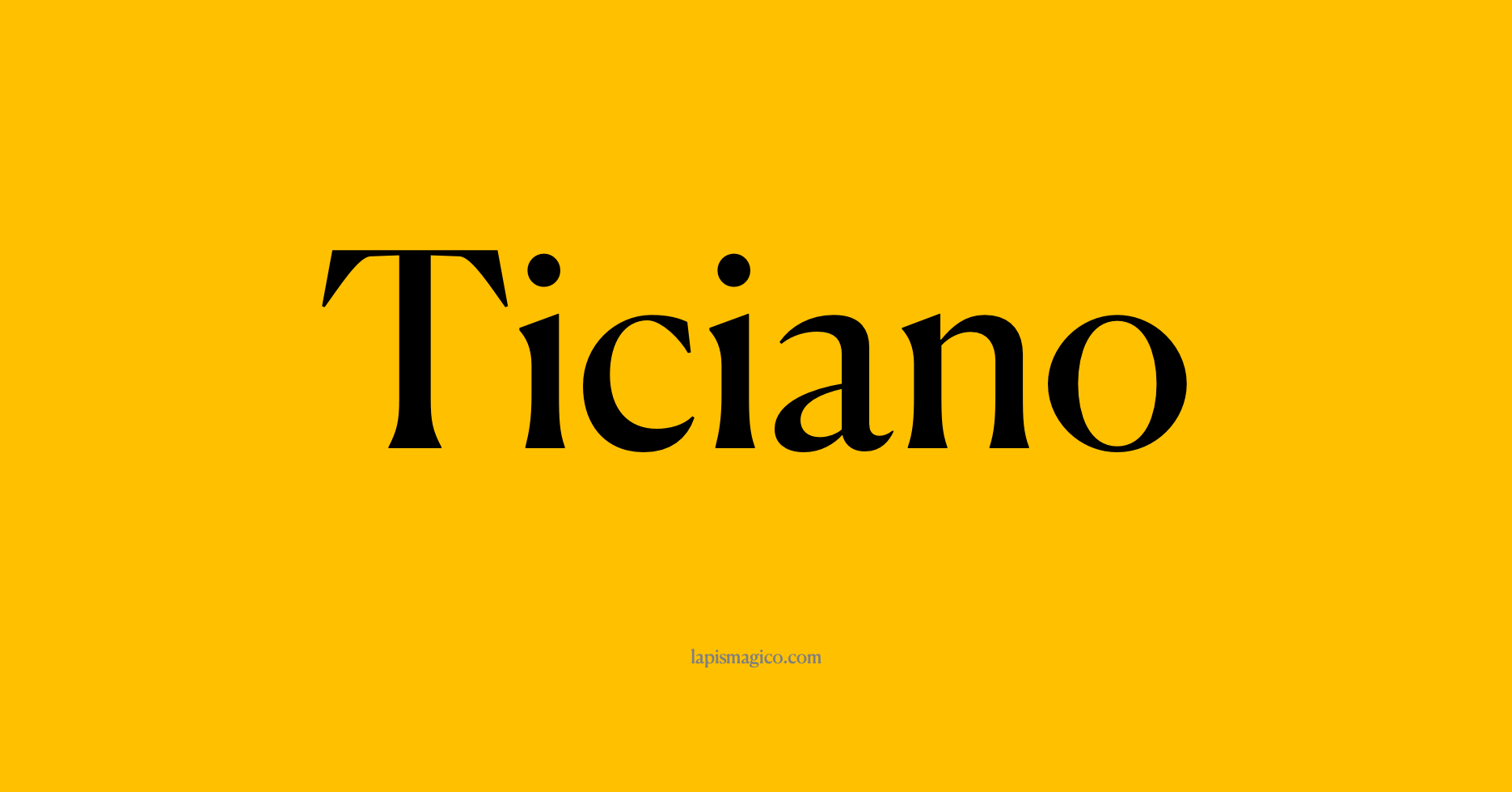 Nome Ticiano, ficha divertida com pontilhado para crianças
