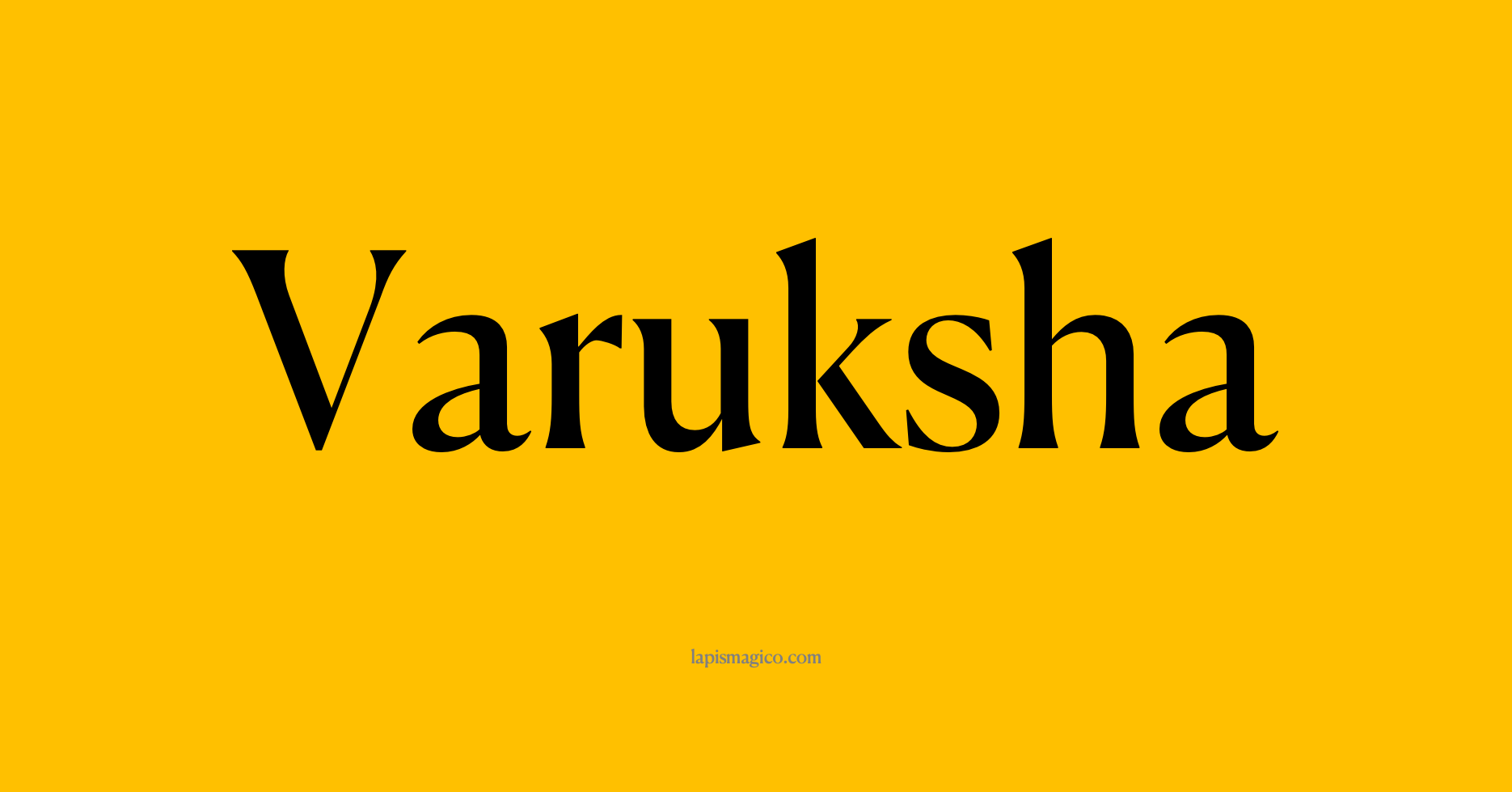 Nome Varuksha, ficha divertida com pontilhado para crianças