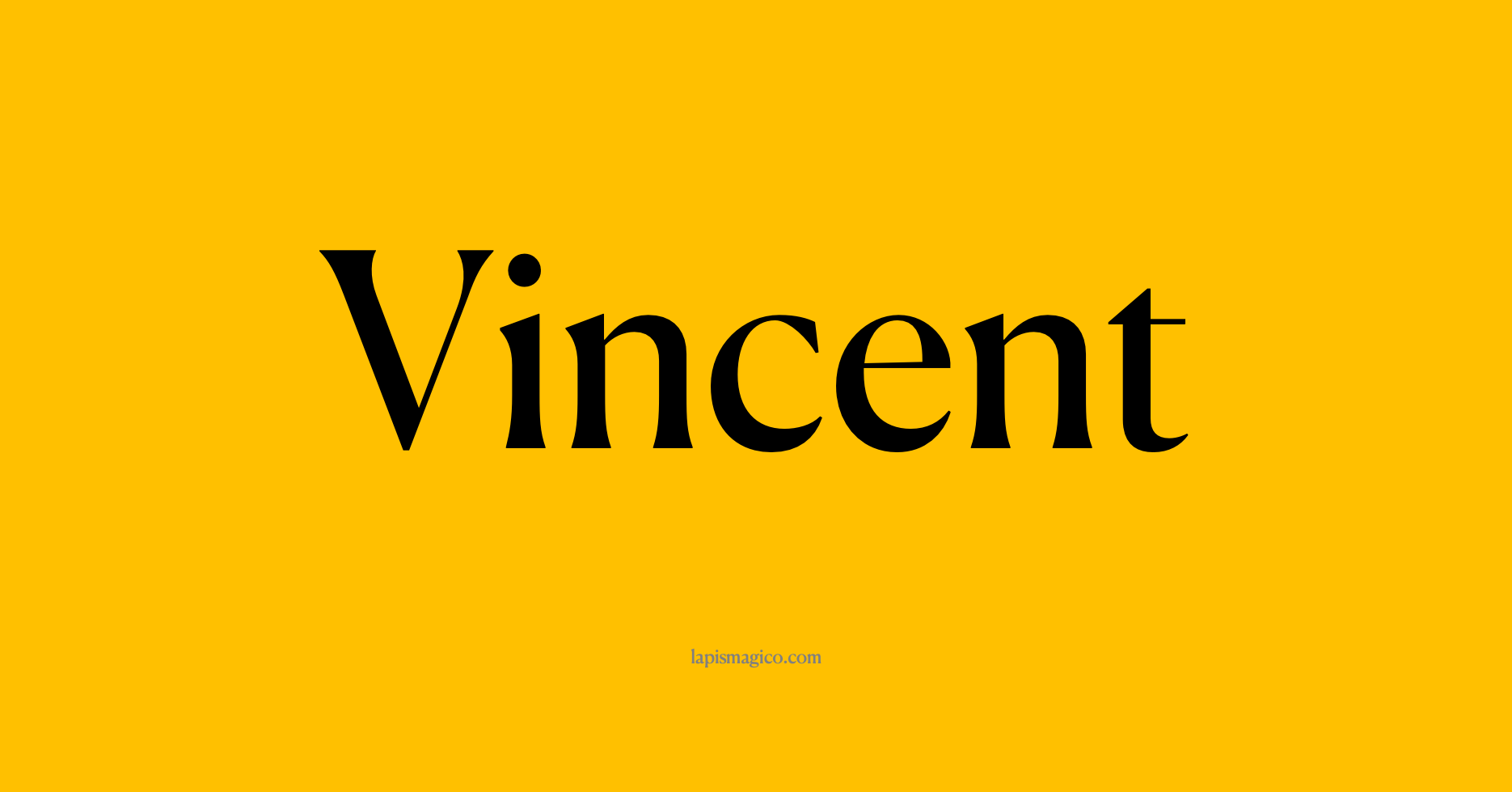Nome Vincent, ficha divertida com pontilhado para crianças