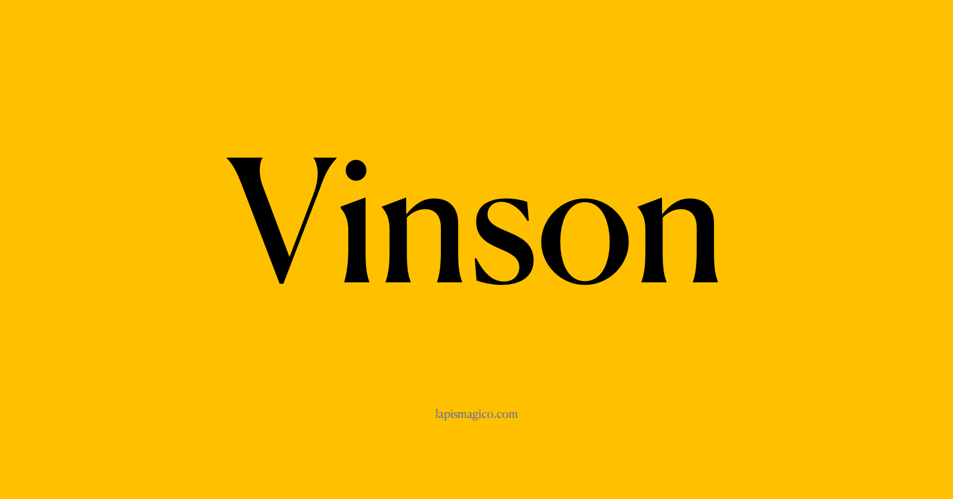 Nome Vinson, ficha divertida com pontilhado para crianças
