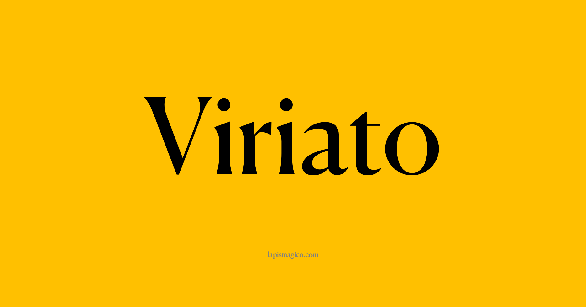 Nome Viriato, ficha divertida com pontilhado para crianças