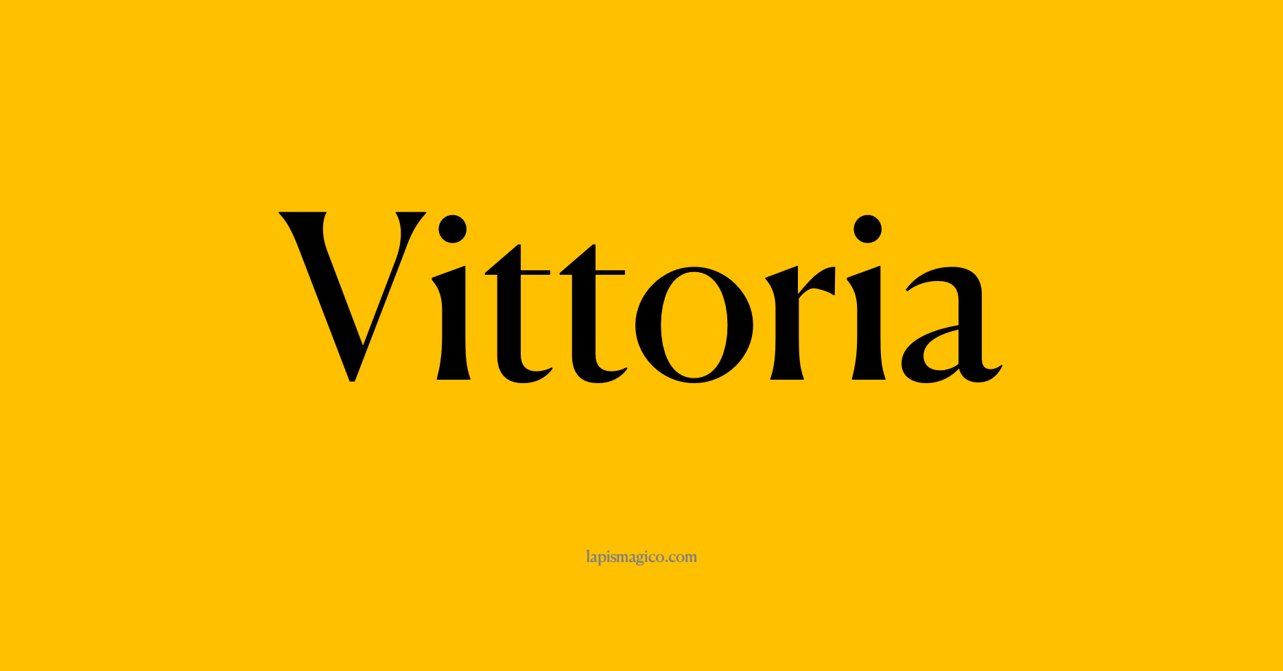 Nome Vittoria, ficha divertida com pontilhado para crianças