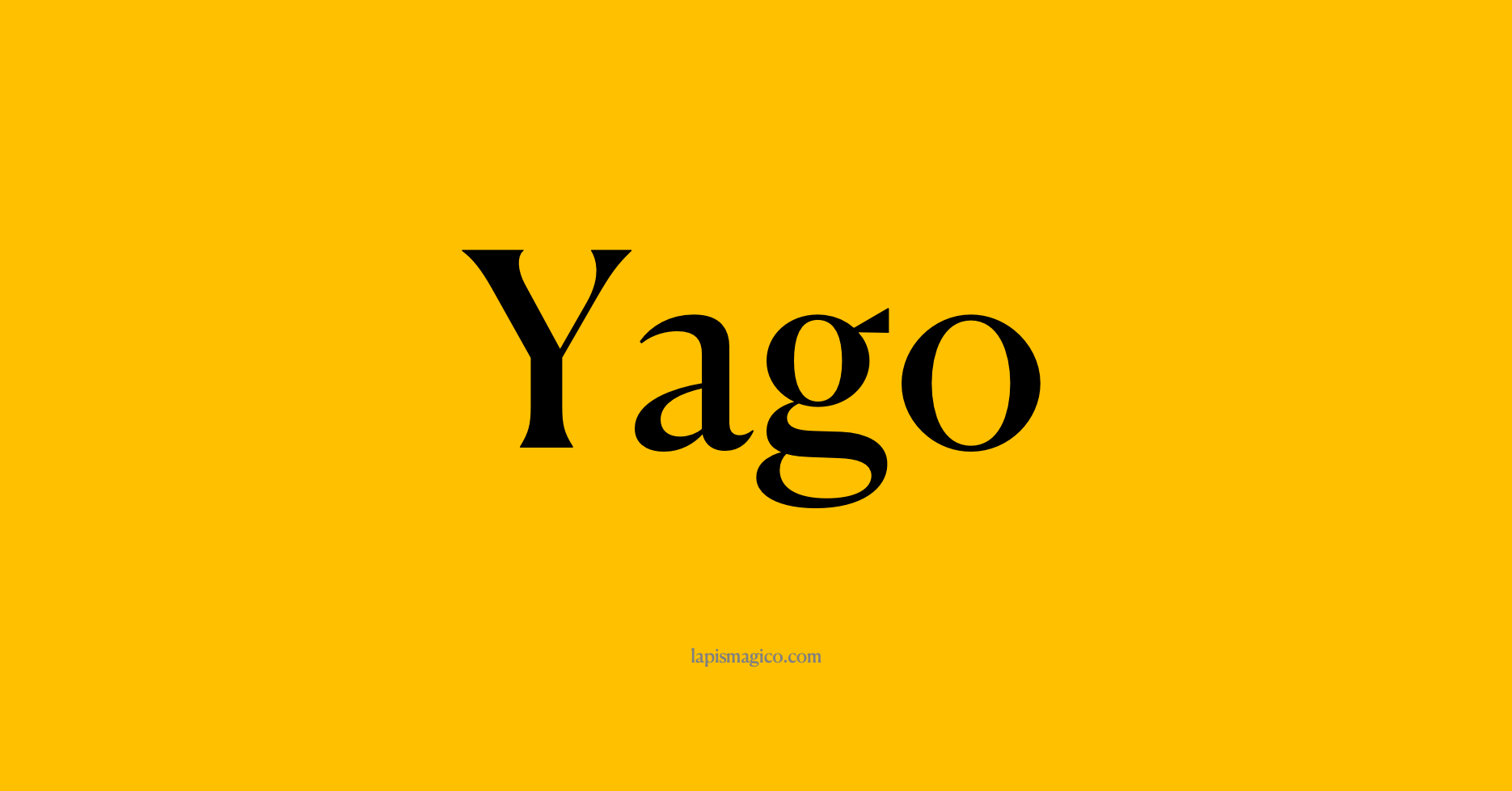 Nome Yago, ficha divertida com pontilhado para crianças