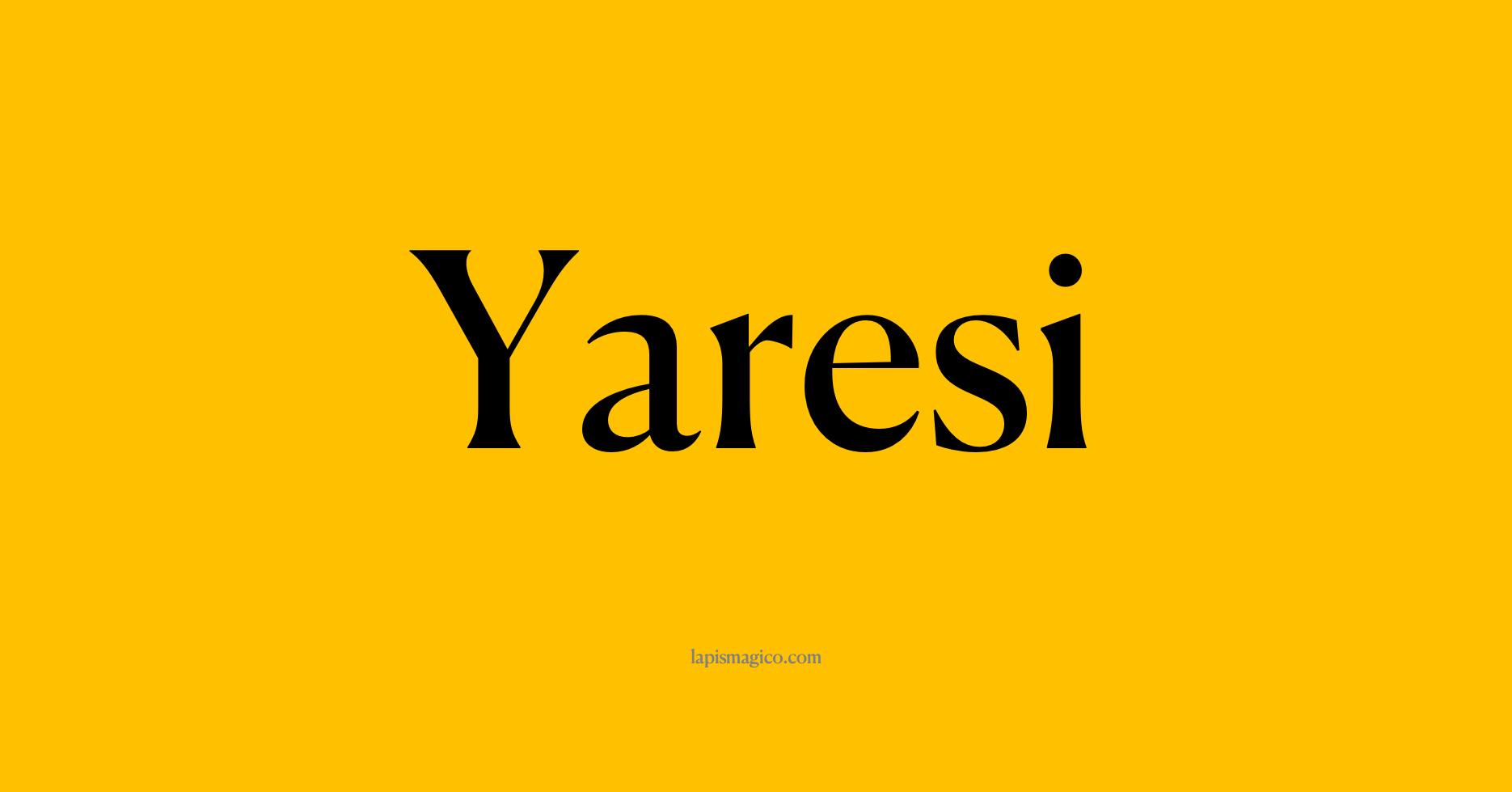 Nome Yaresi, ficha divertida com pontilhado para crianças