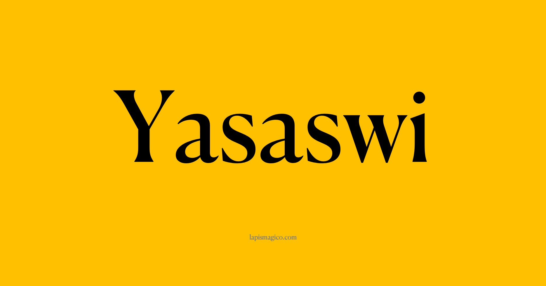 Nome Yasaswi, ficha divertida com pontilhado para crianças