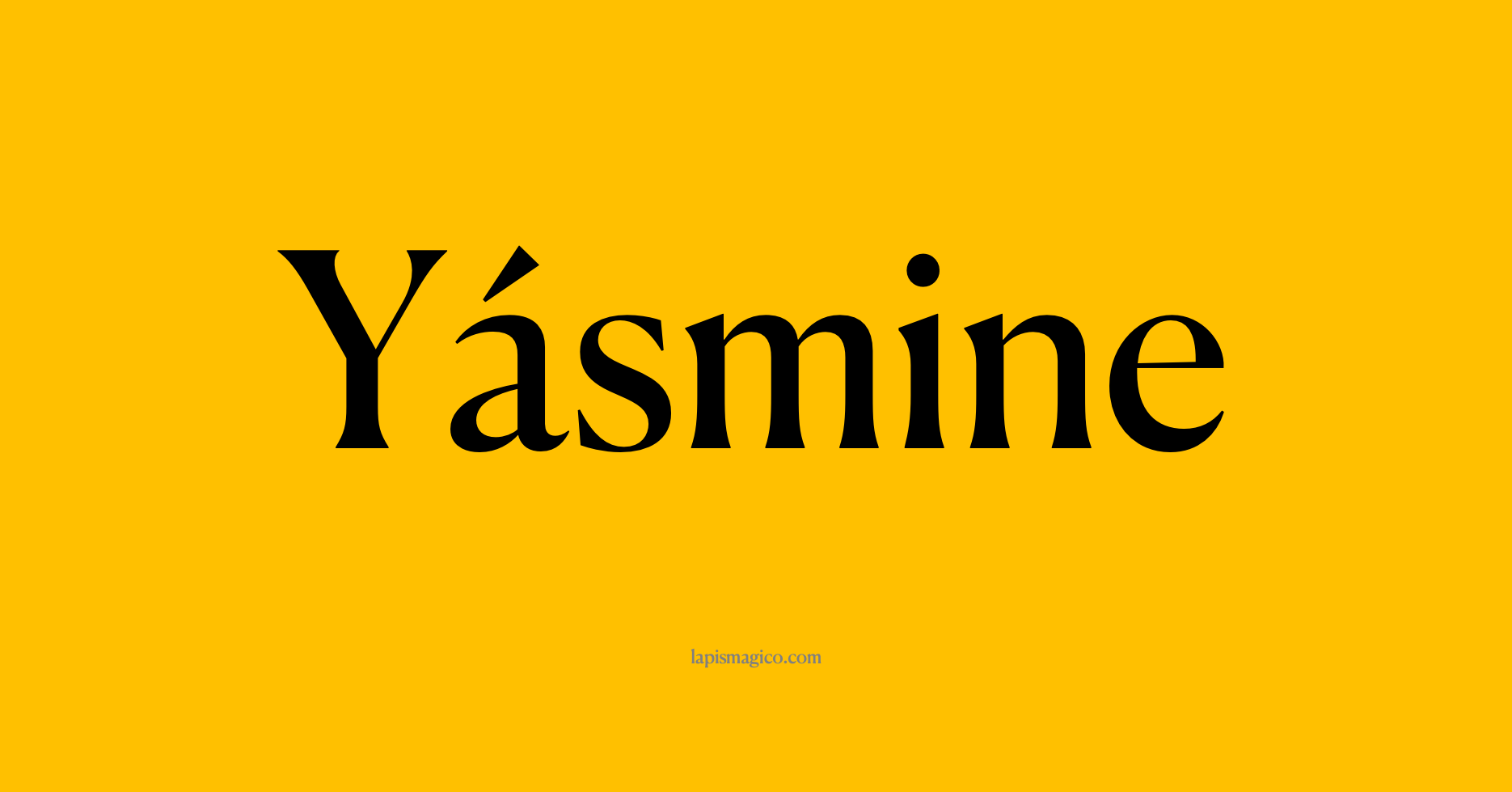 Nome Yásmine, ficha divertida com pontilhado para crianças