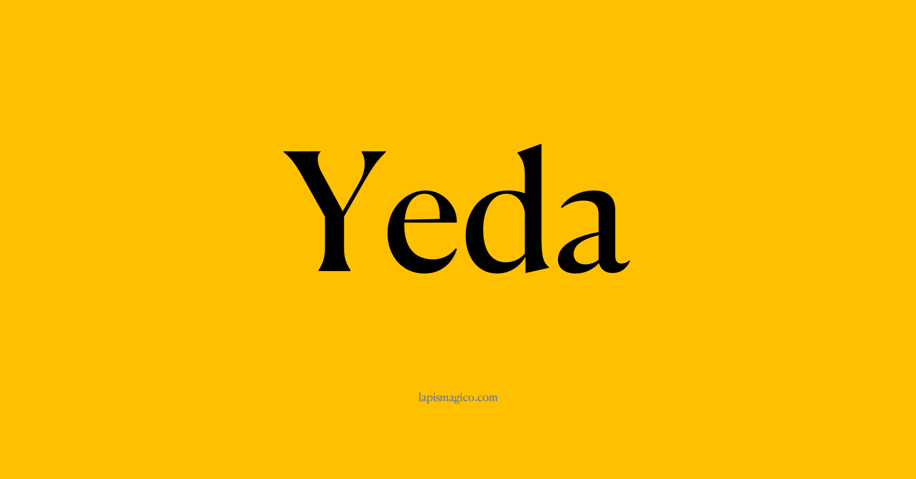 Nome Yeda, ficha divertida com pontilhado para crianças