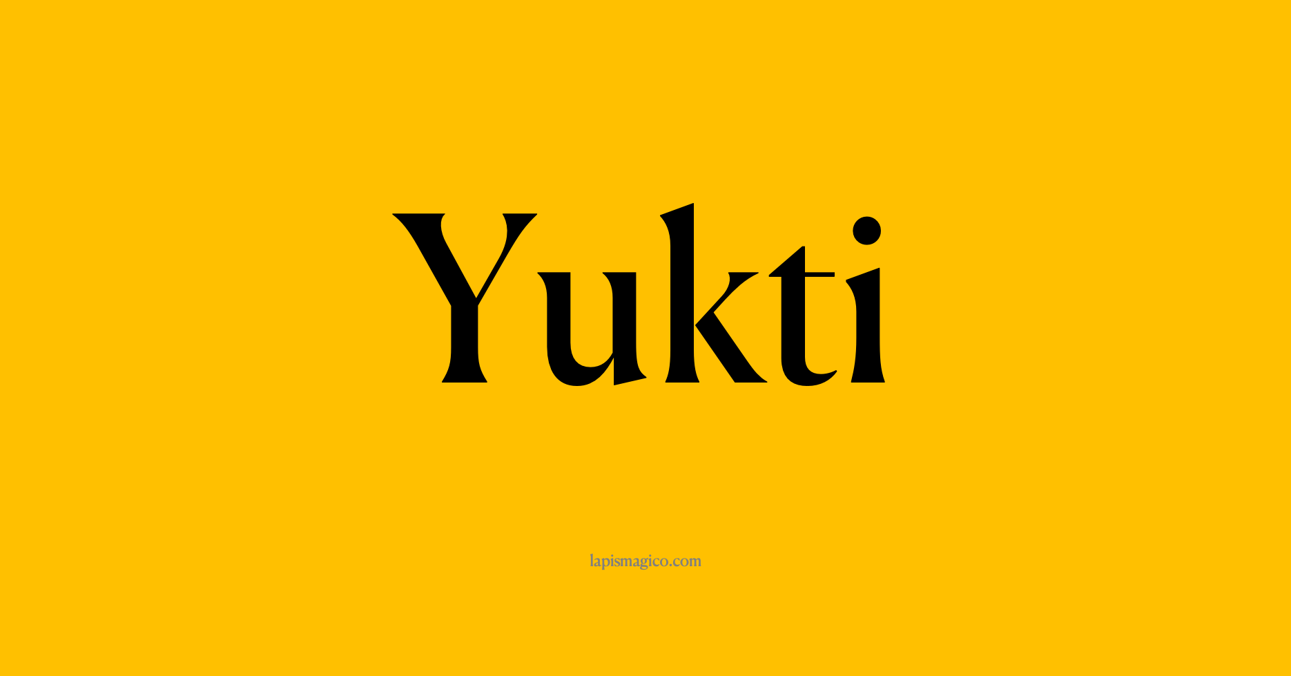 Nome Yukti, ficha divertida com pontilhado para crianças