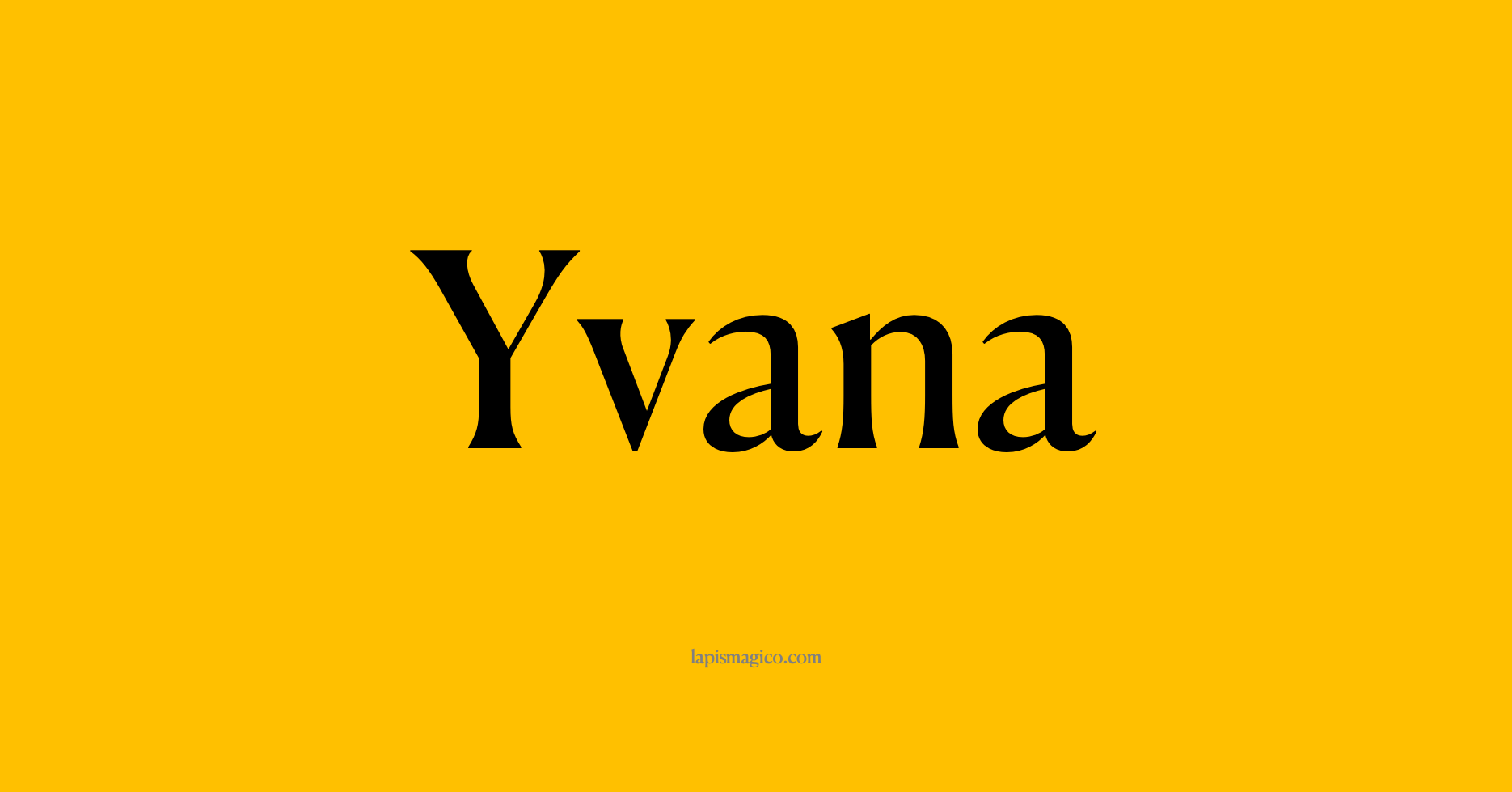 Nome Yvana, ficha divertida com pontilhado para crianças