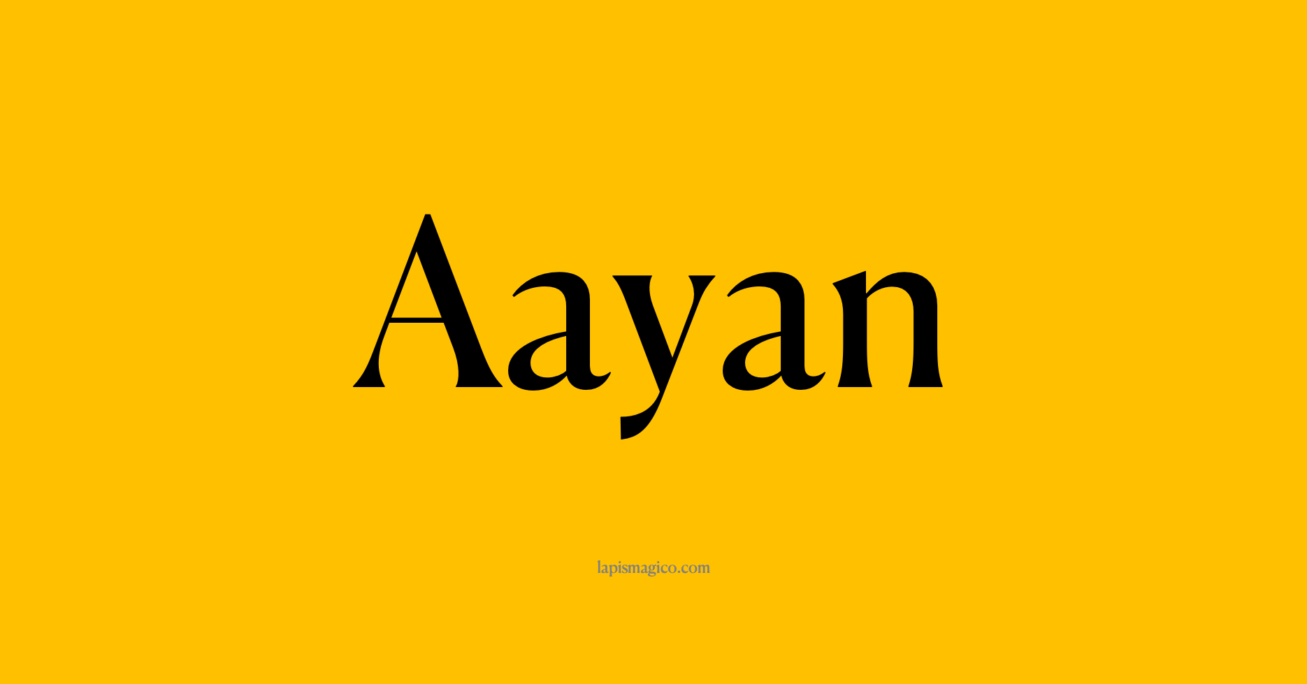 Nome Aayan