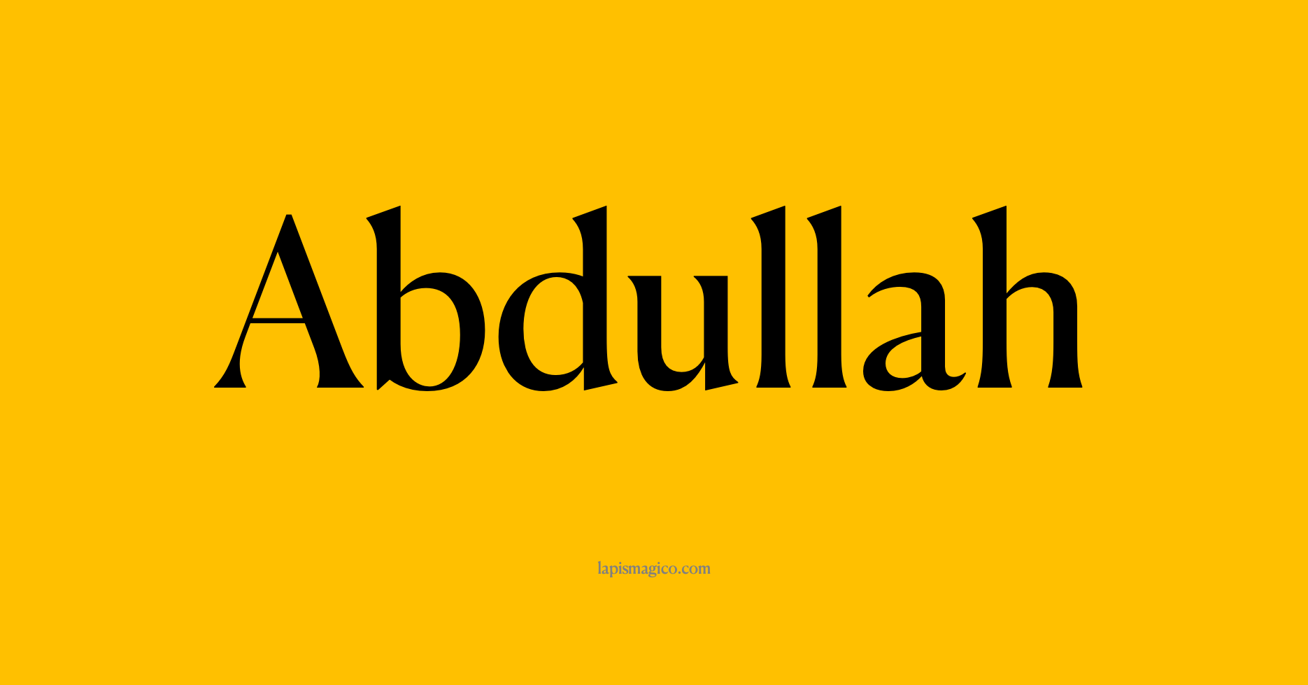 Nome Abdullah