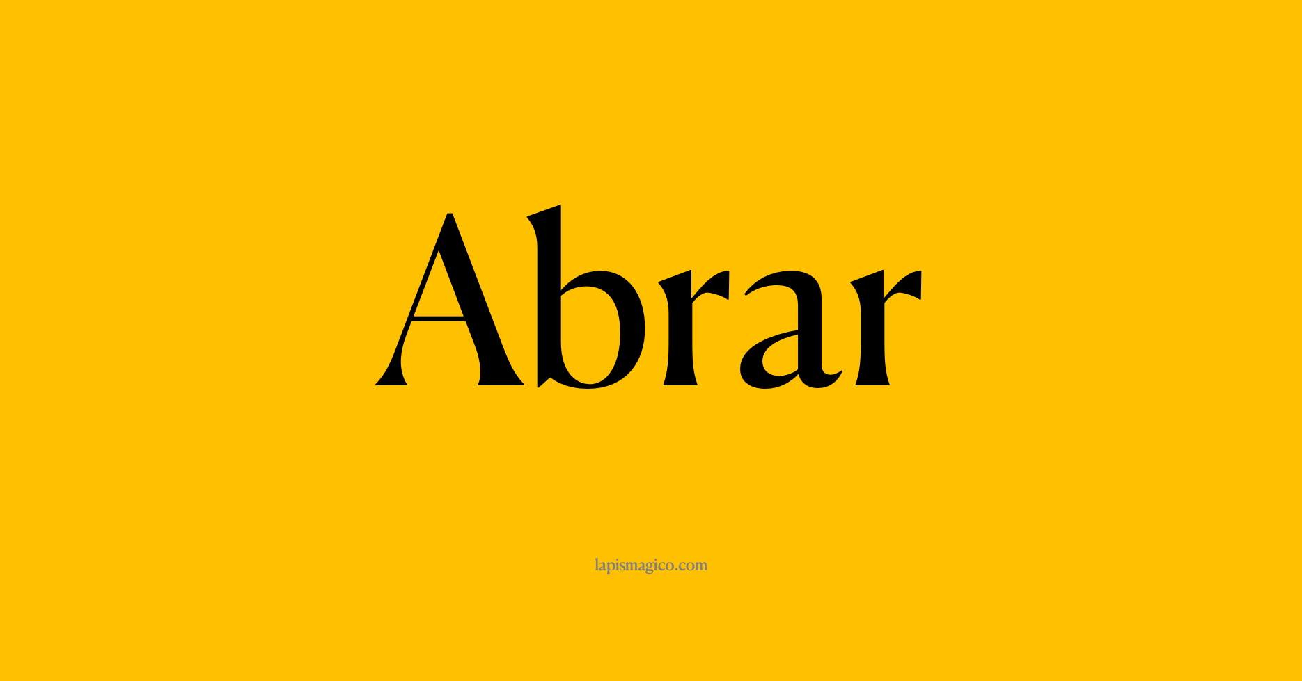 Nome Abrar