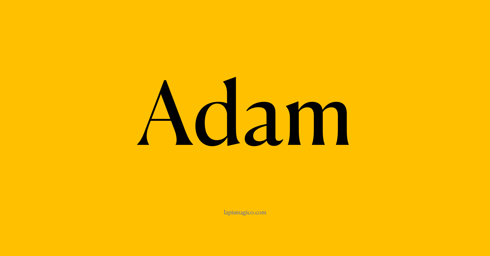 Nome Adam