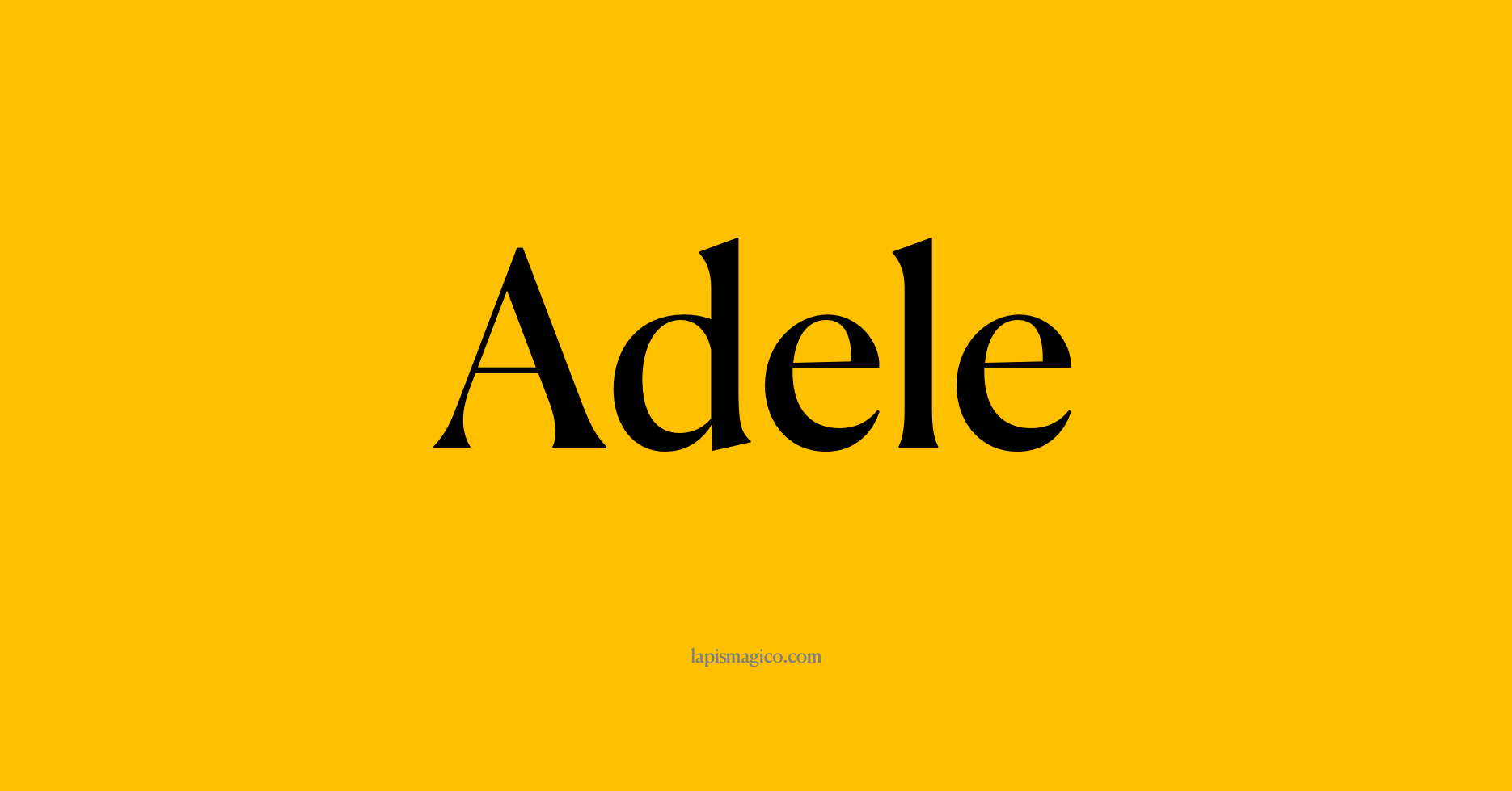 Nome Adele
