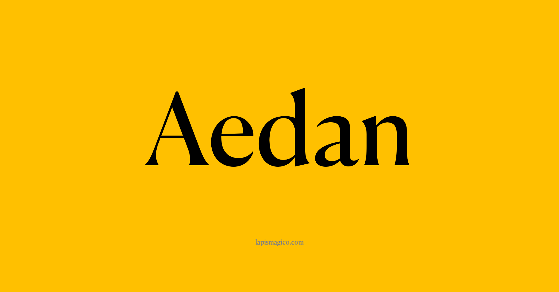 Nome Aedan