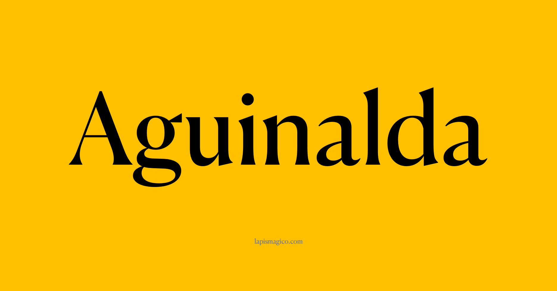 Nome Aguinalda