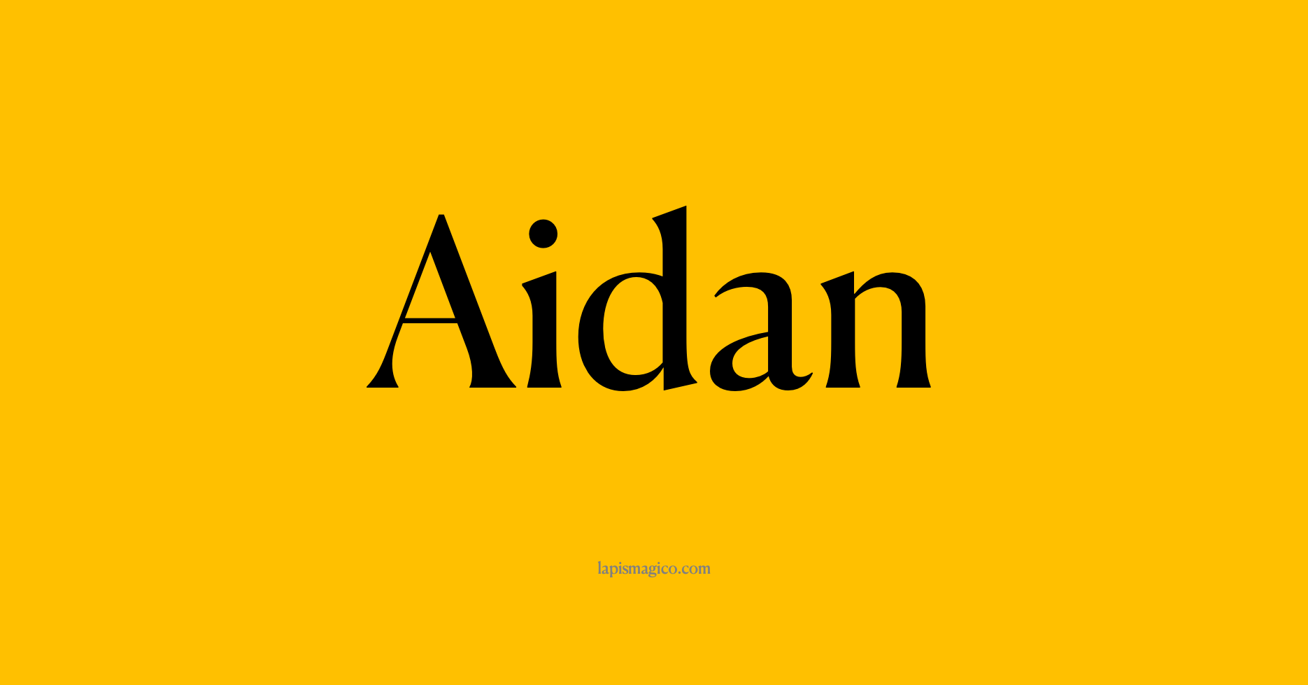 Nome Aidan