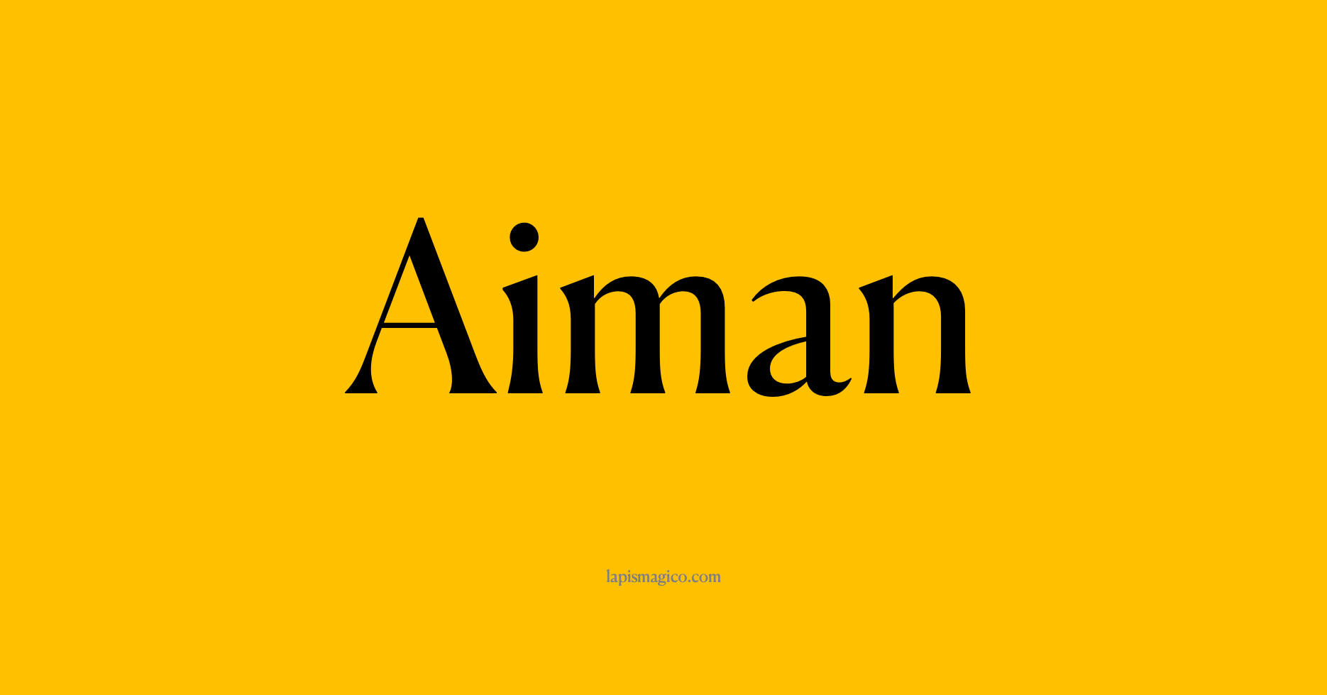 Nome Aiman