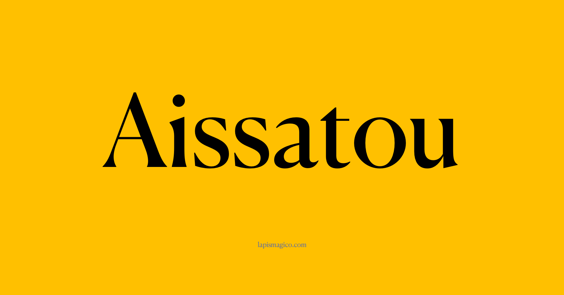 Nome Aissatou