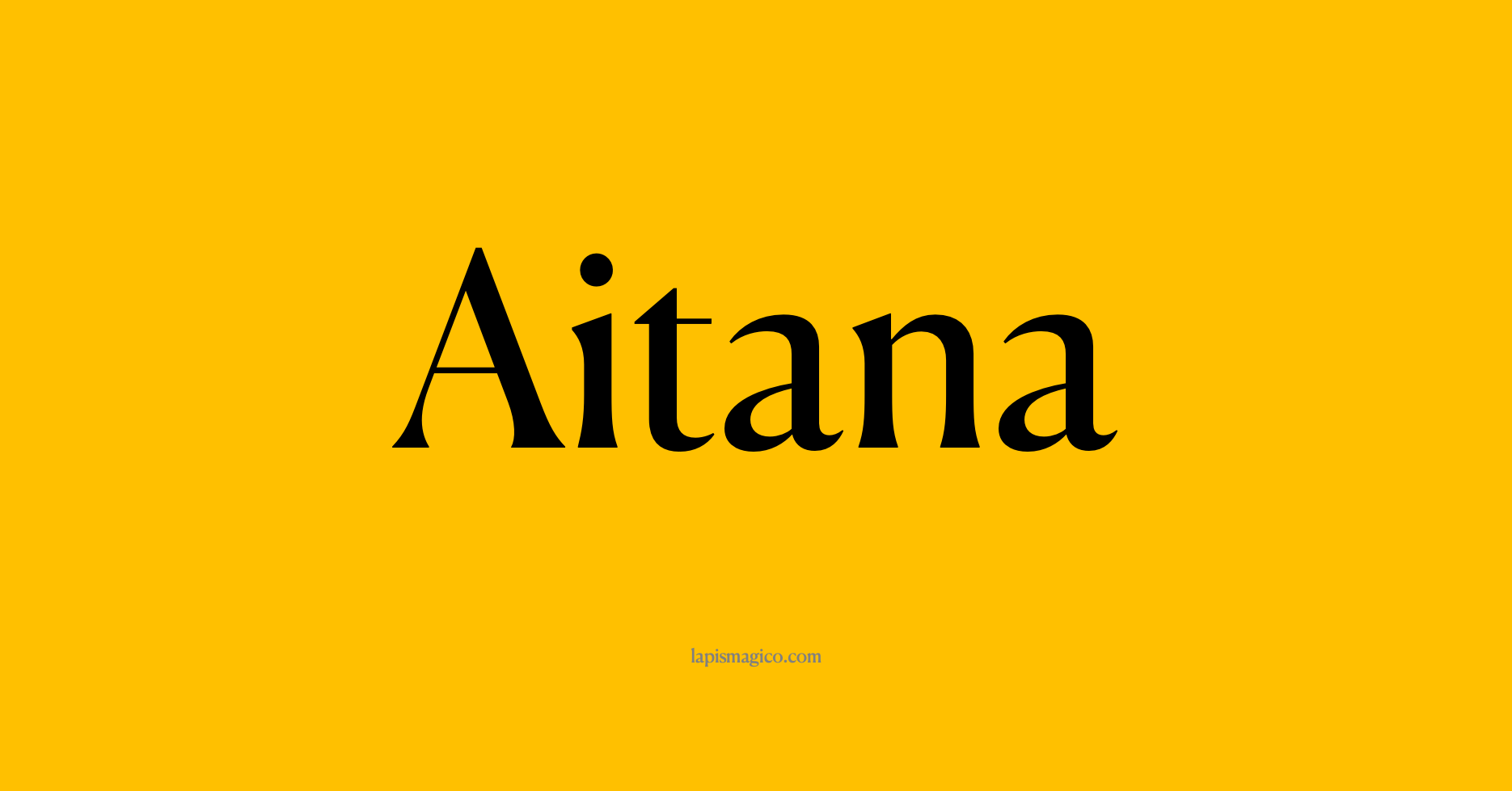 Nome Aitana