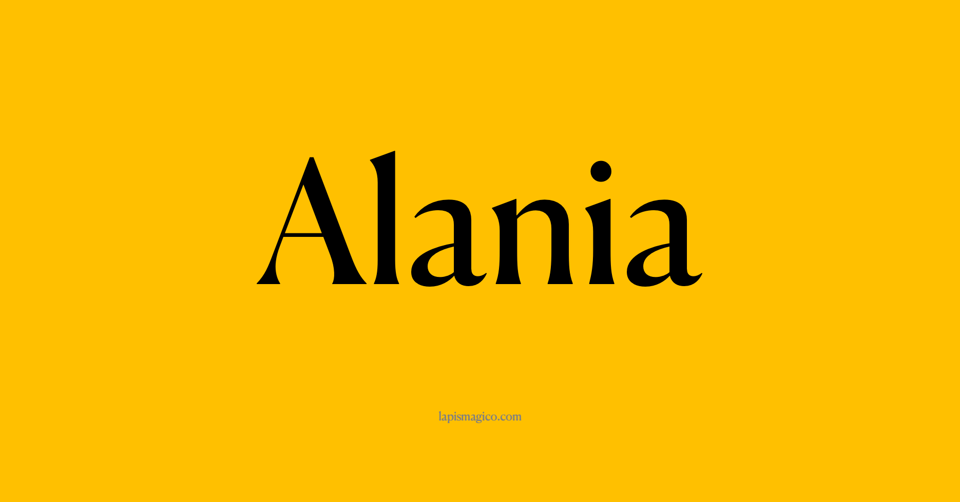 Nome Alania