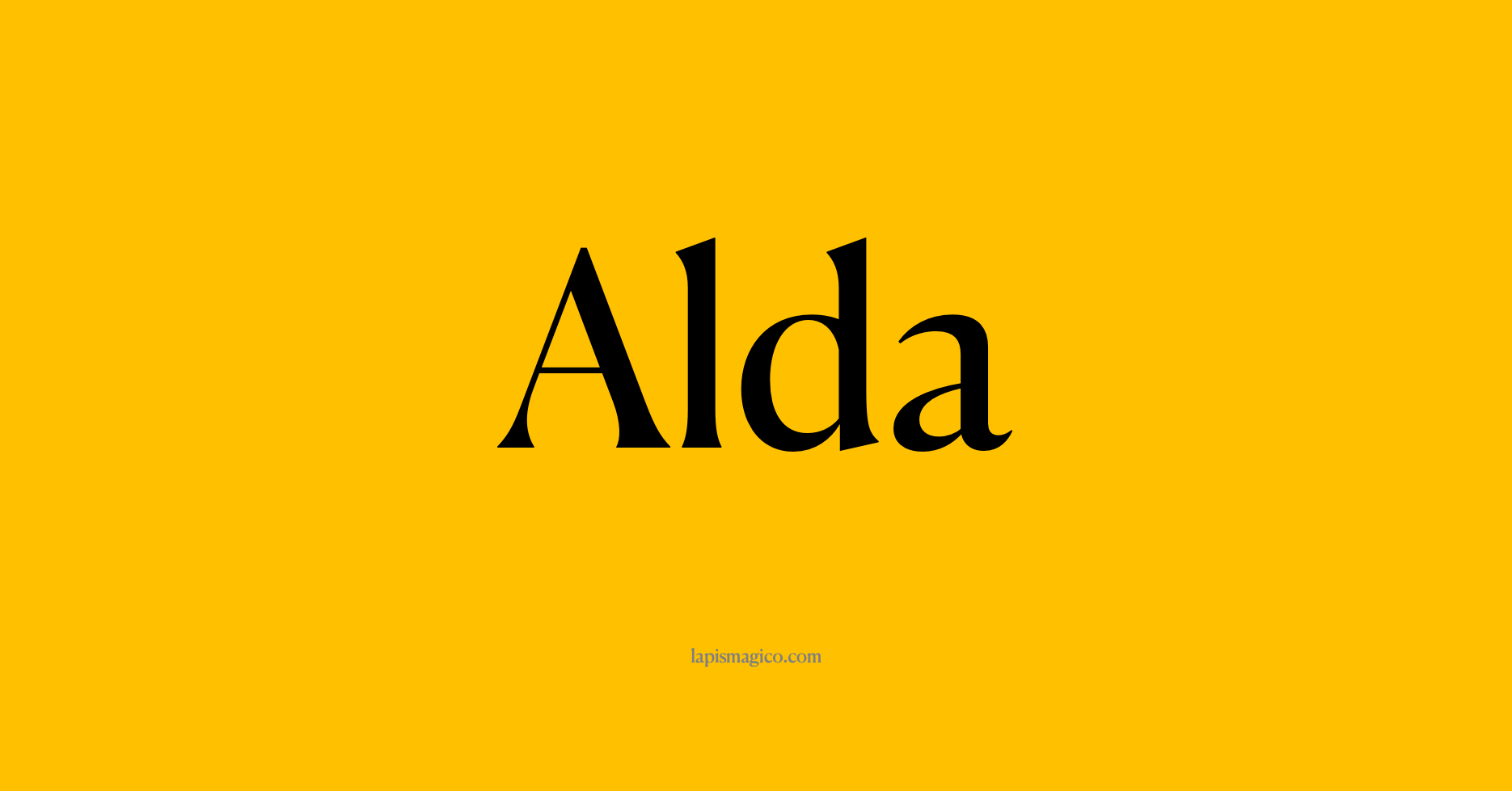 Nome Alda