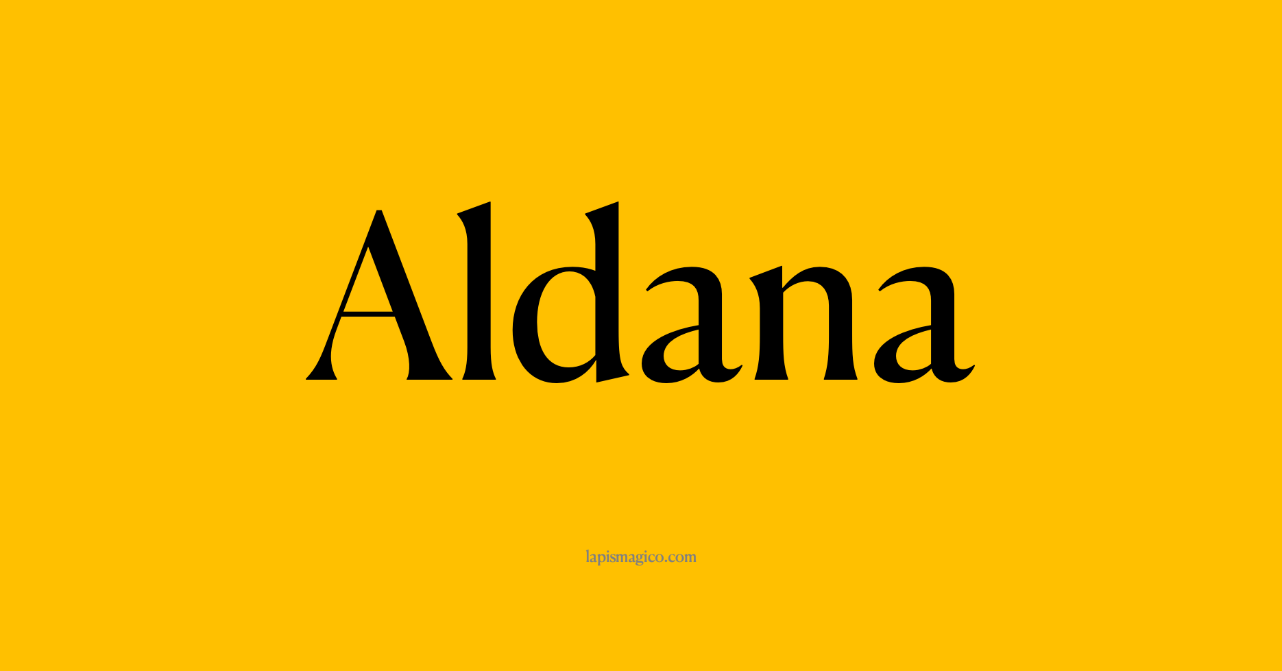 Nome Aldana