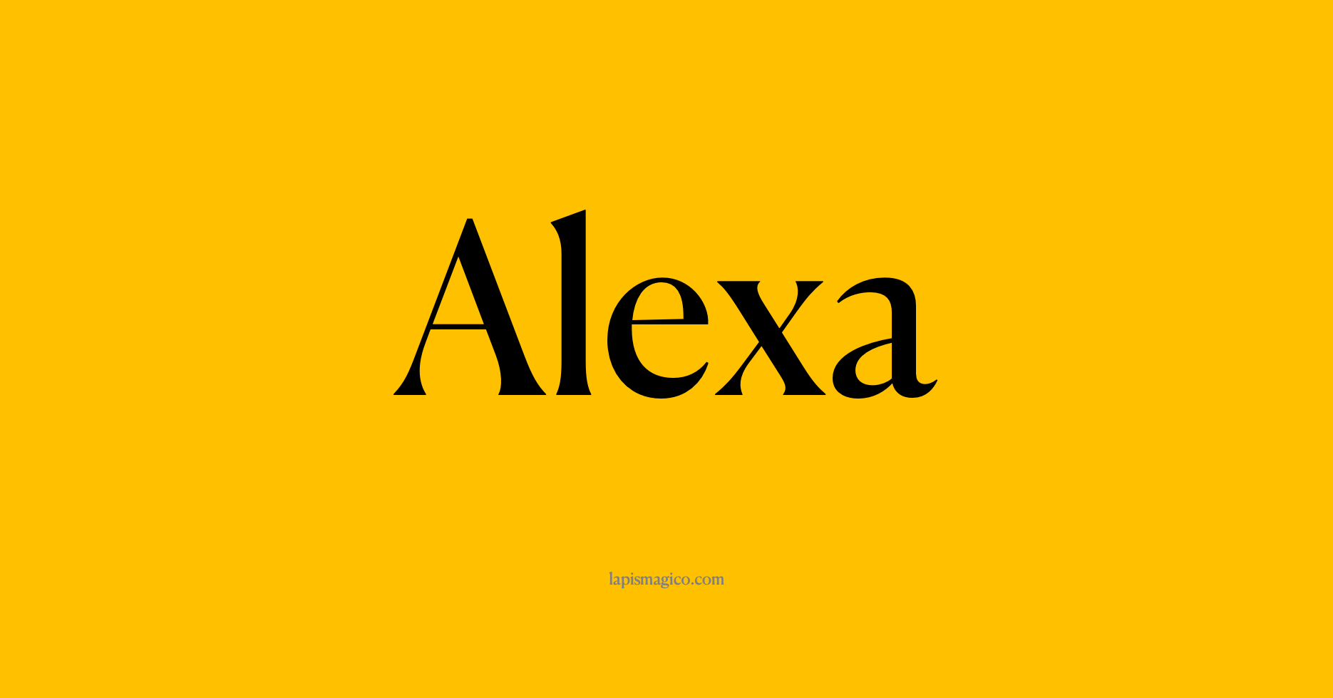 Nome Alexa