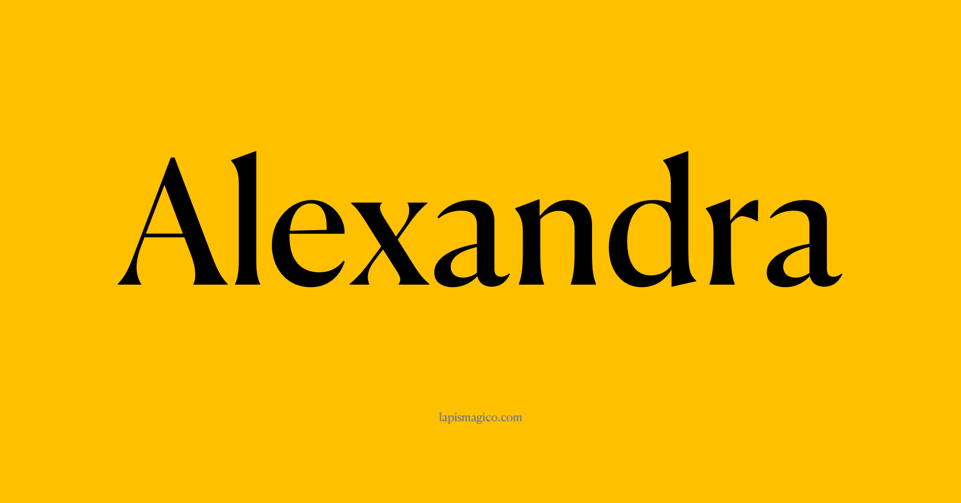 Nome Alexandra