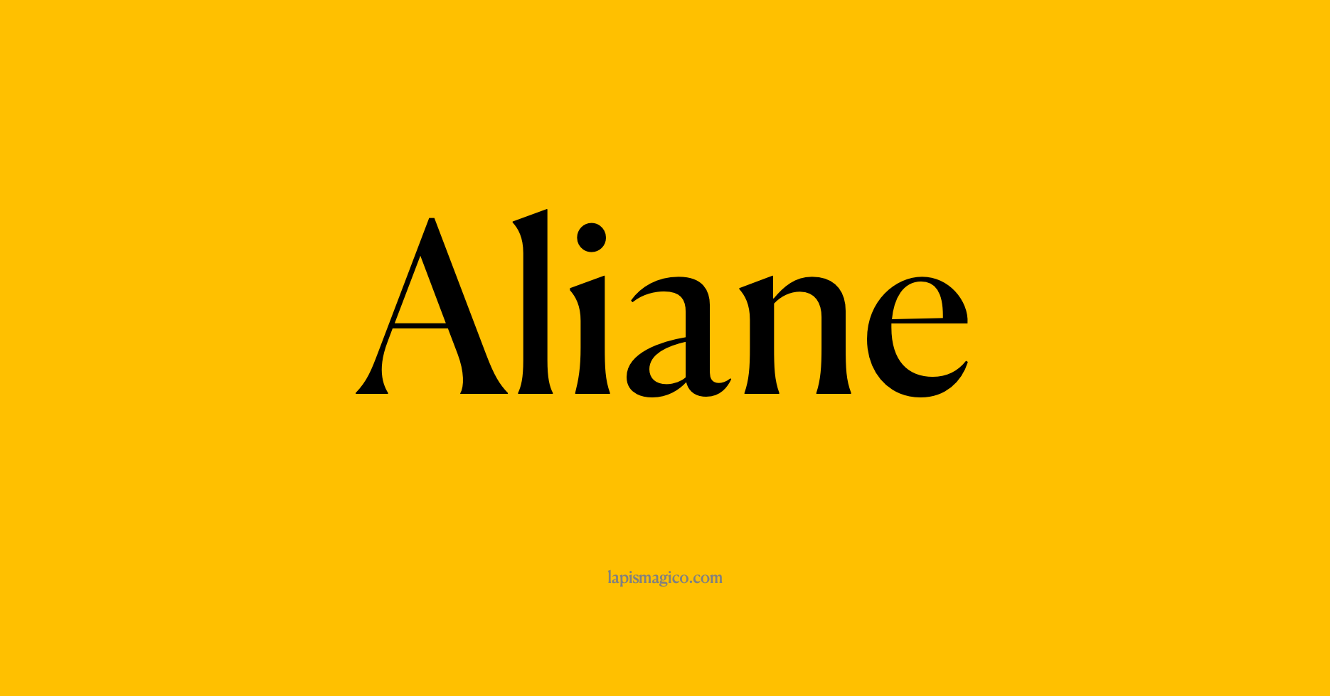 Nome Aliane