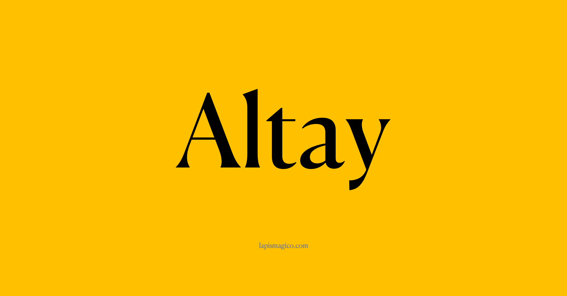 Nome Altay