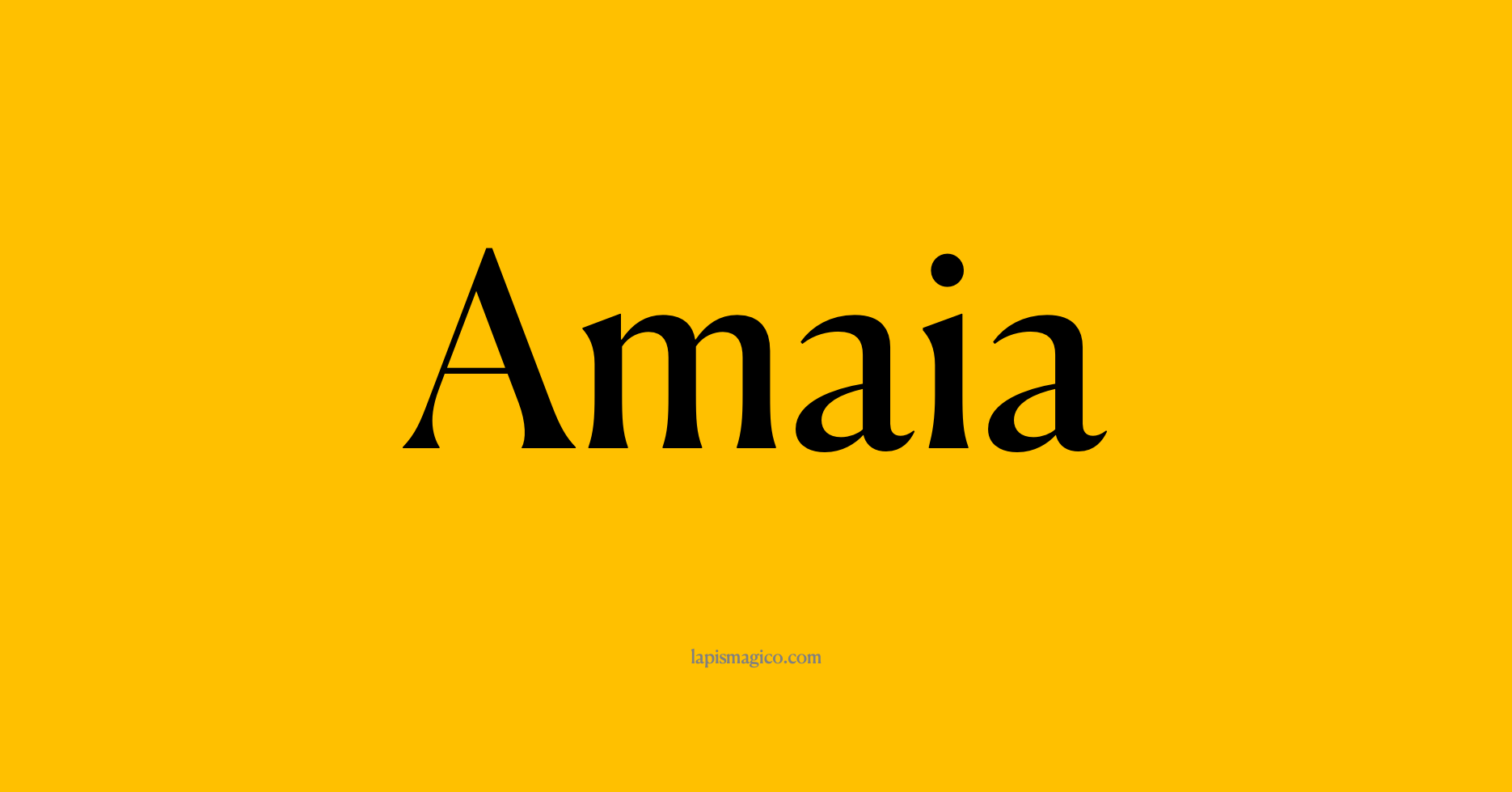 Nome Amaia