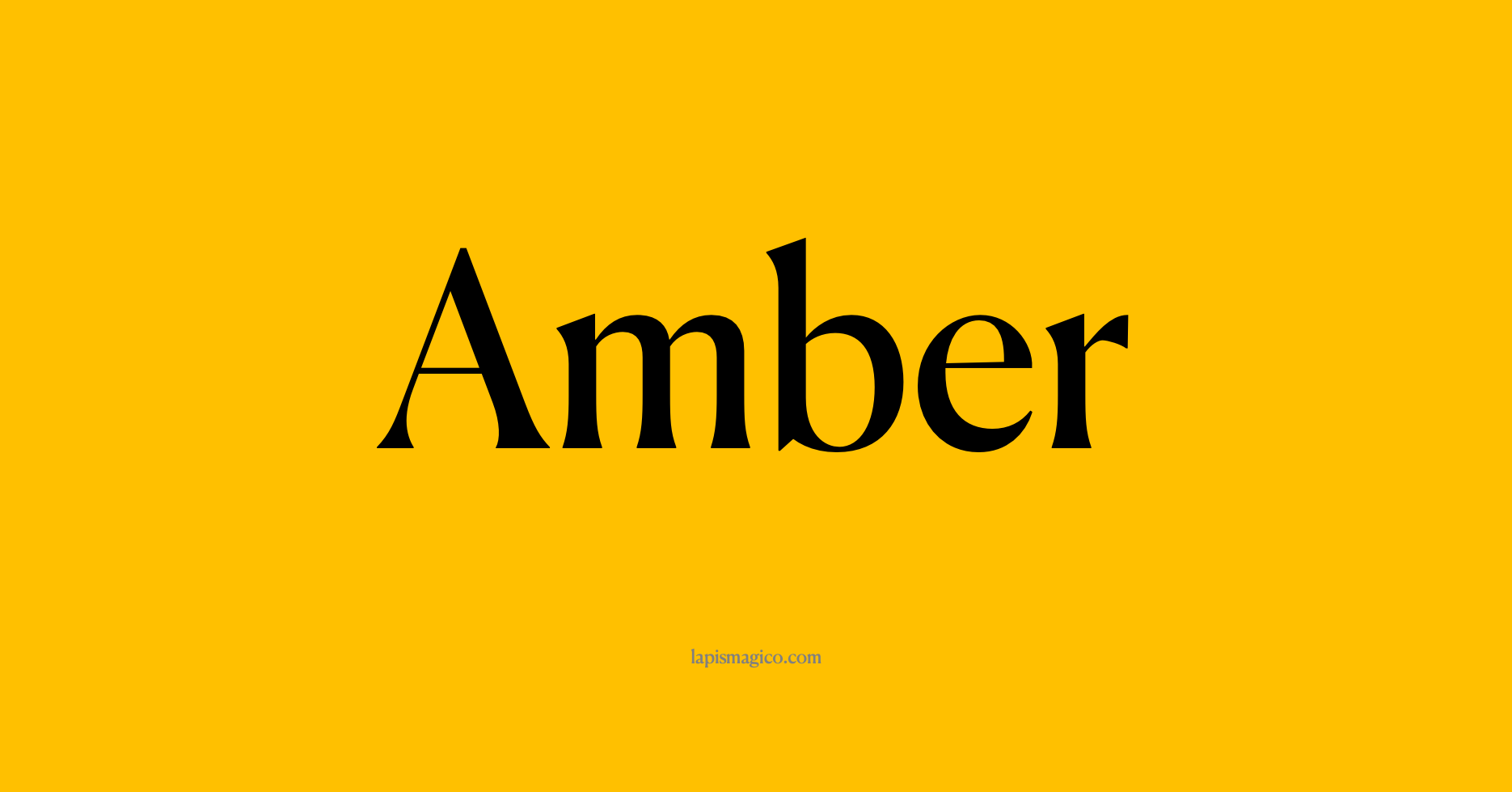 Nome Amber