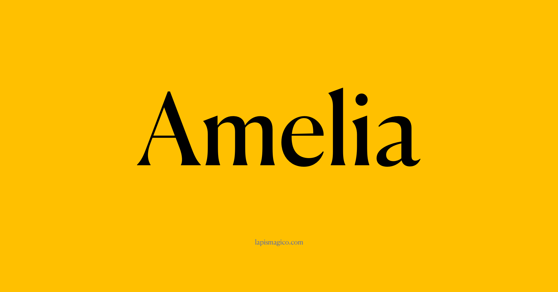 Nome Amelia