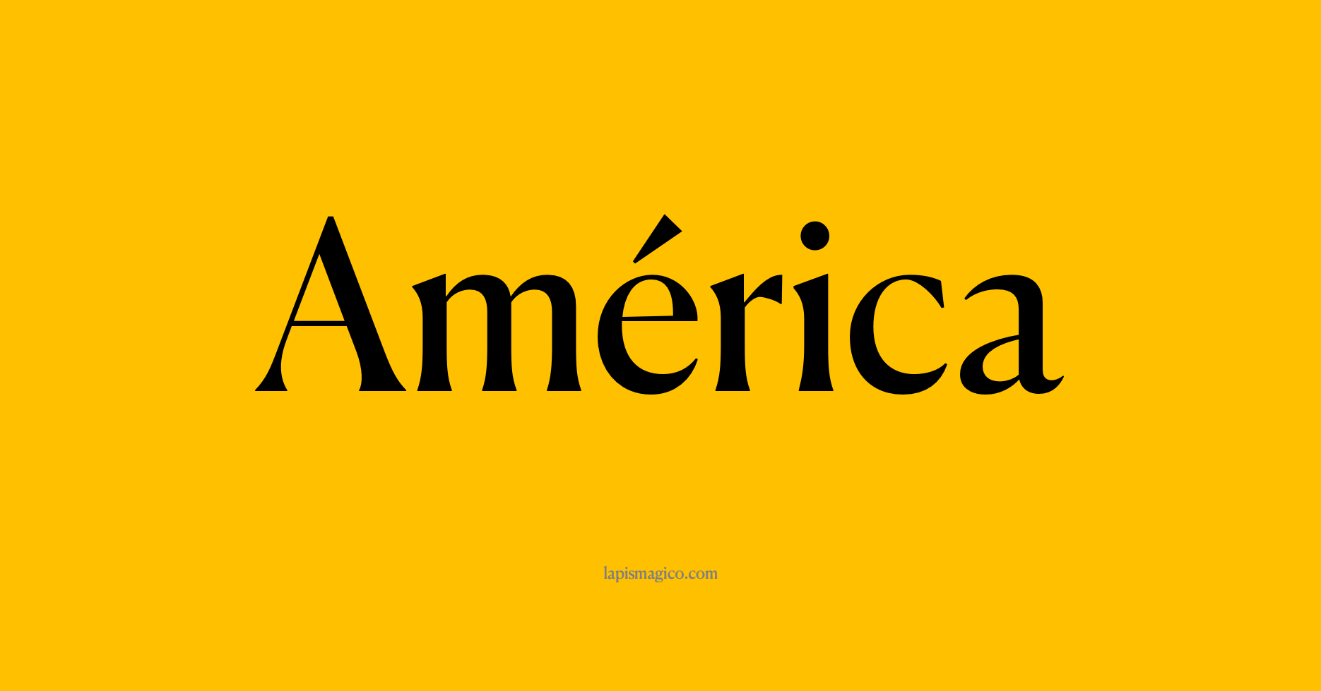 Nome América